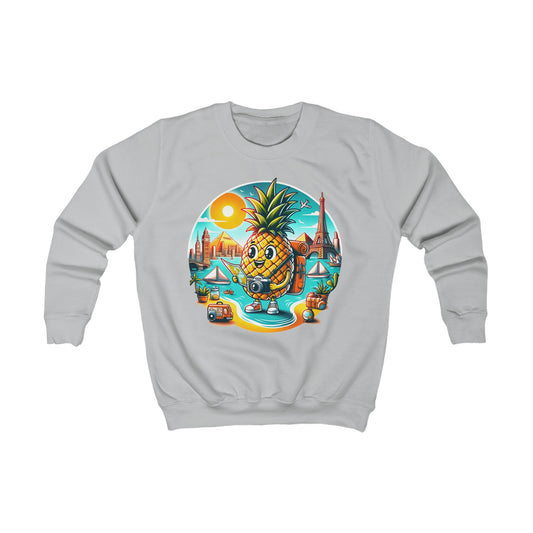 Pineapple Tourist Sweatshirt Heather Grey