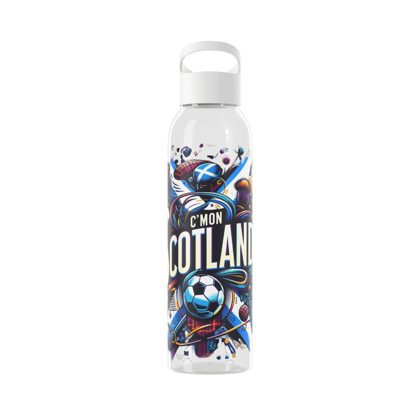 Come on Scotland Sky Water Bottle