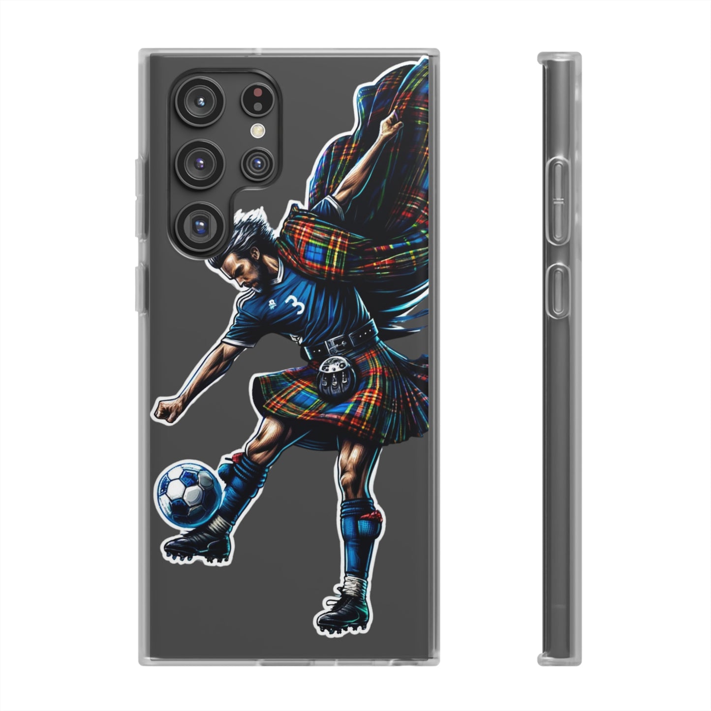 Scottish footballer Flexi Case Semi-transparent