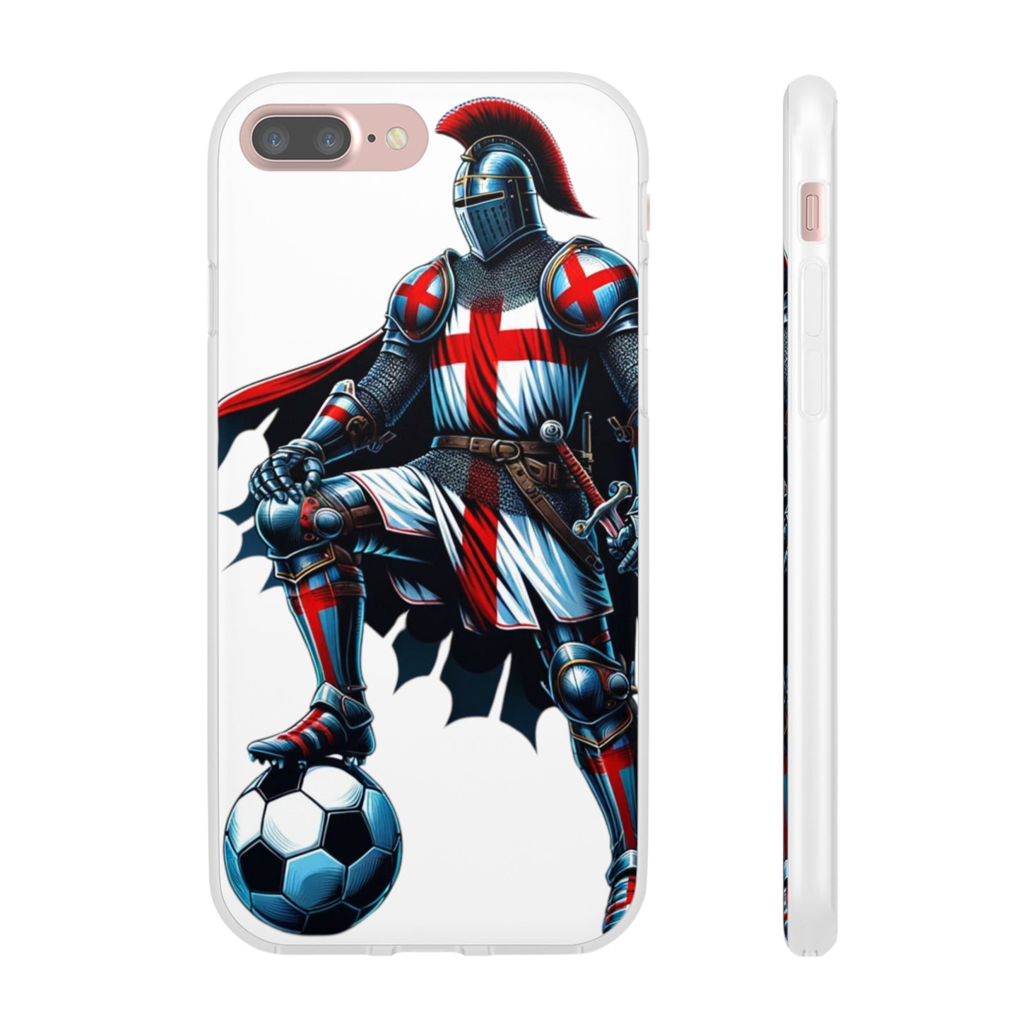 English Knight Flexi Case Semi-transparent