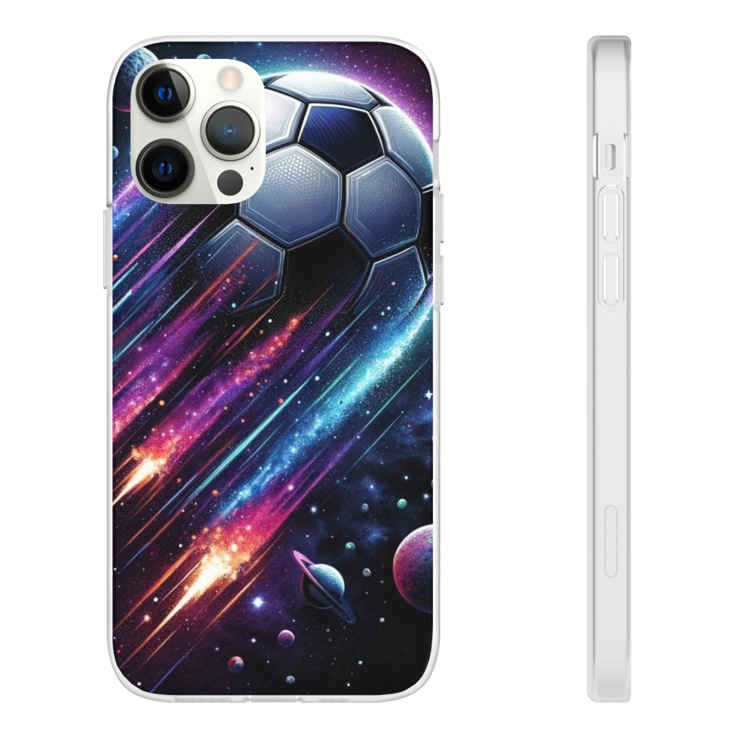 Football Magic Flexi Phone Case Semi-transparent