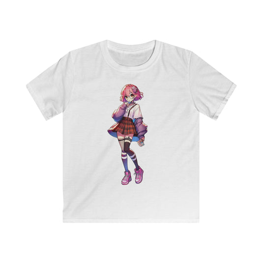 Tokyo Girl Anime T-shirt White