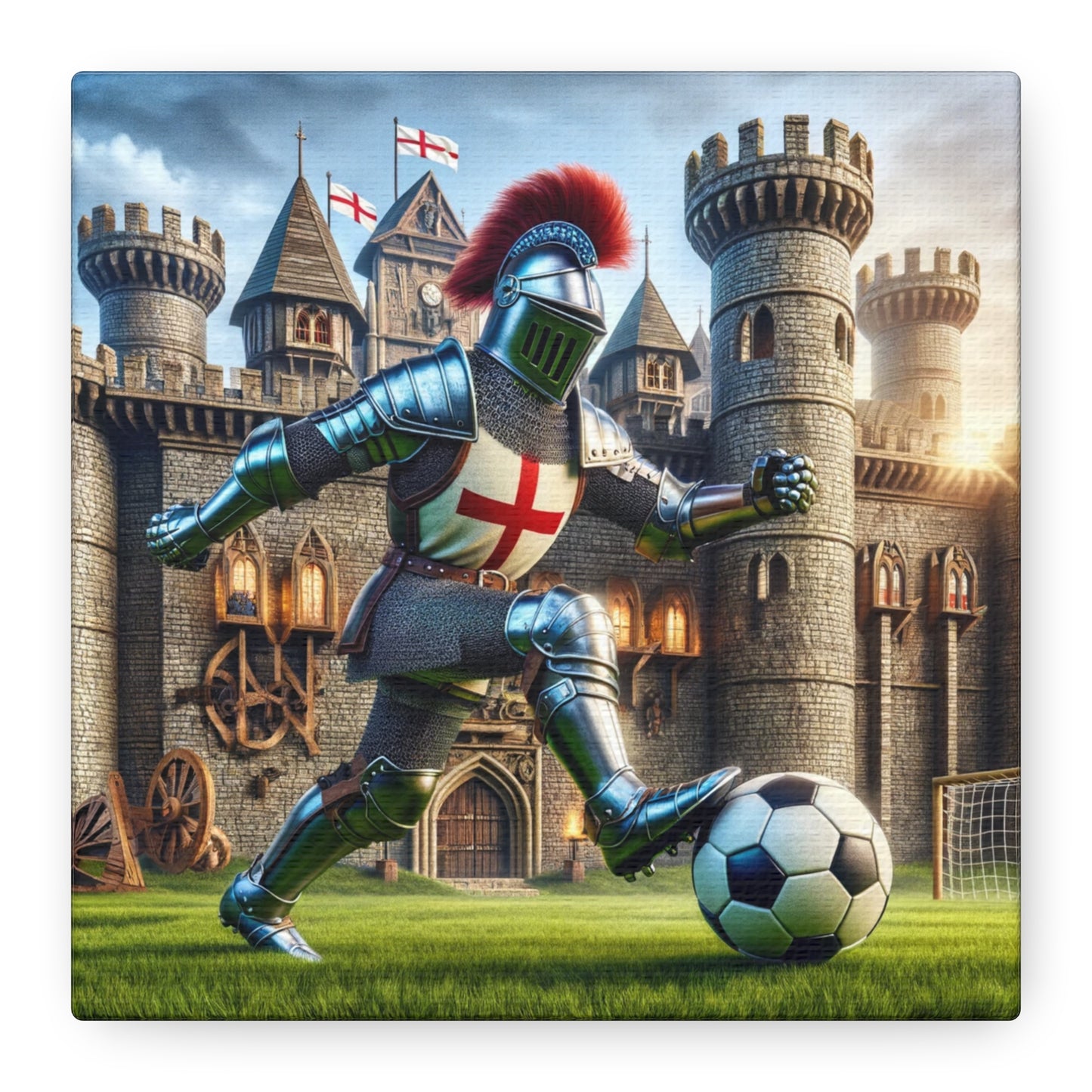 English Knight Matte Canvas, Stretched, 1.25"