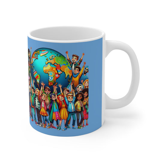 We are the Future 11oz White/Blue Mug