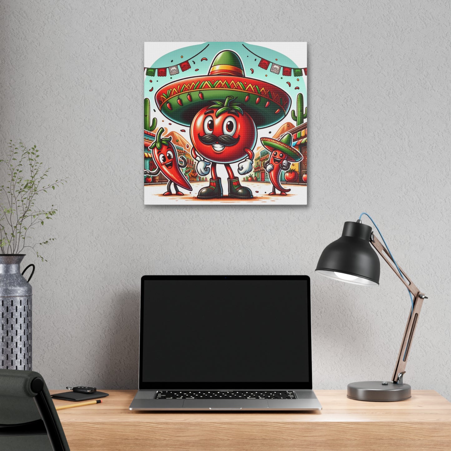 Mexican Tomato Classic Stretched Canvas