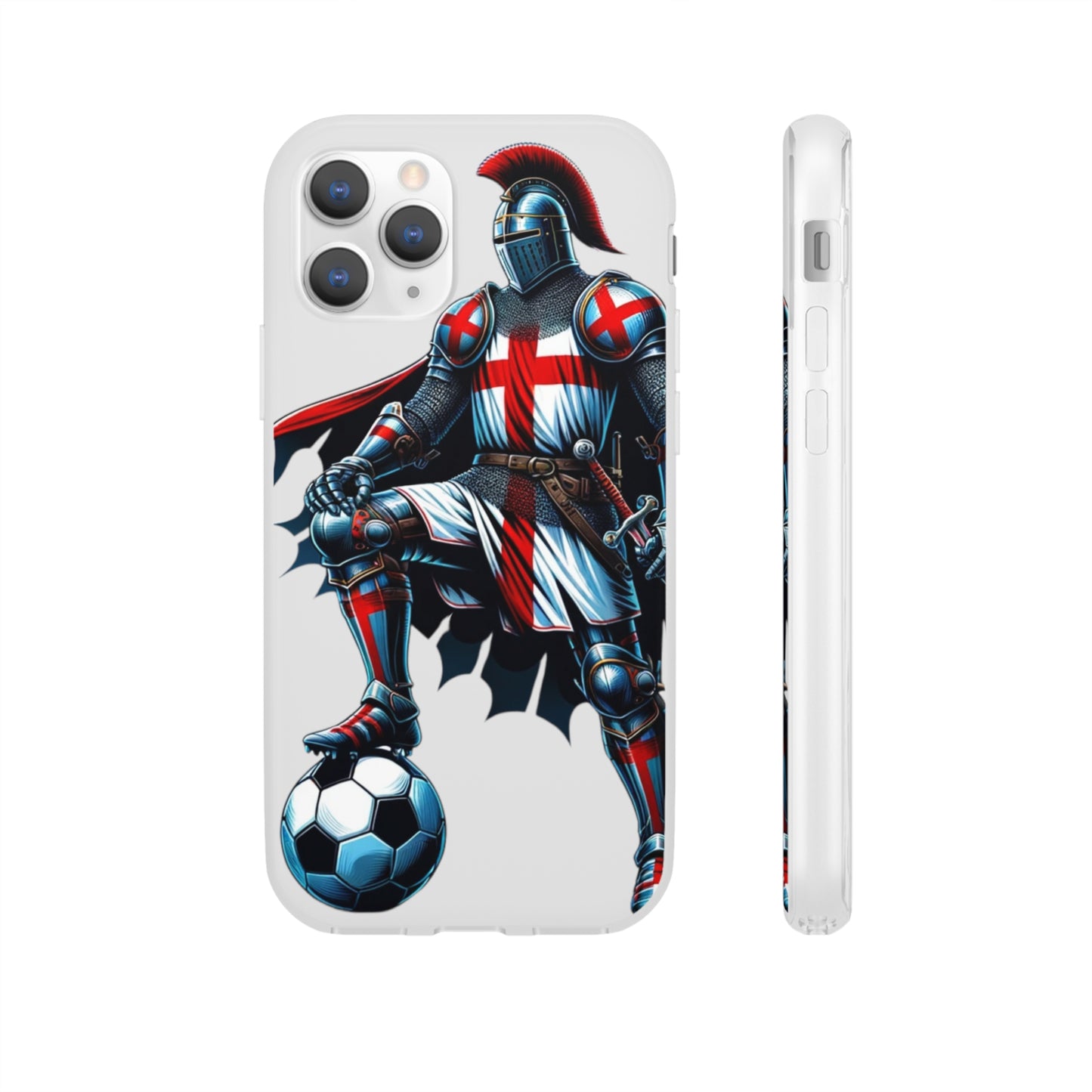 English Knight Flexi Case Semi-transparent