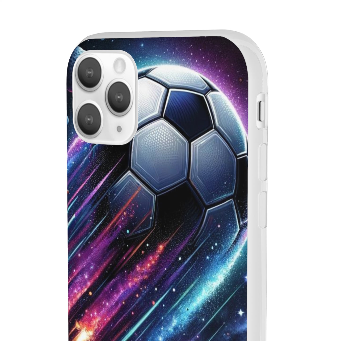 Football Magic Flexi Phone Case Semi-transparent