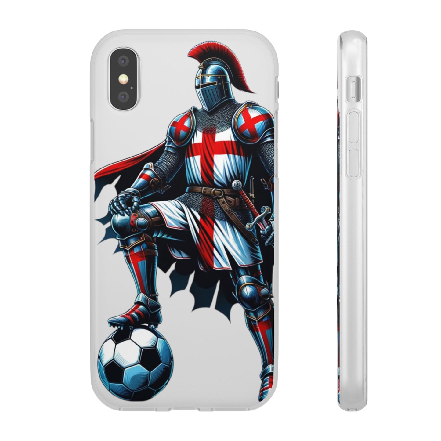 English Knight Flexi Case Semi-transparent