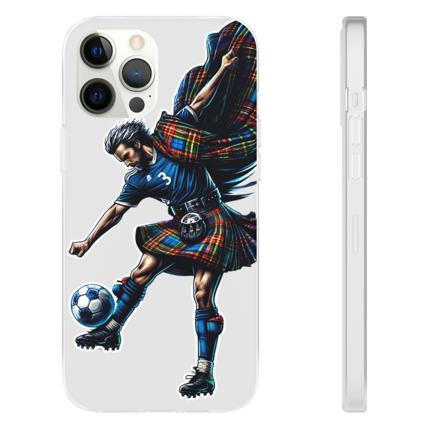 Scottish footballer Flexi Case Semi-transparent