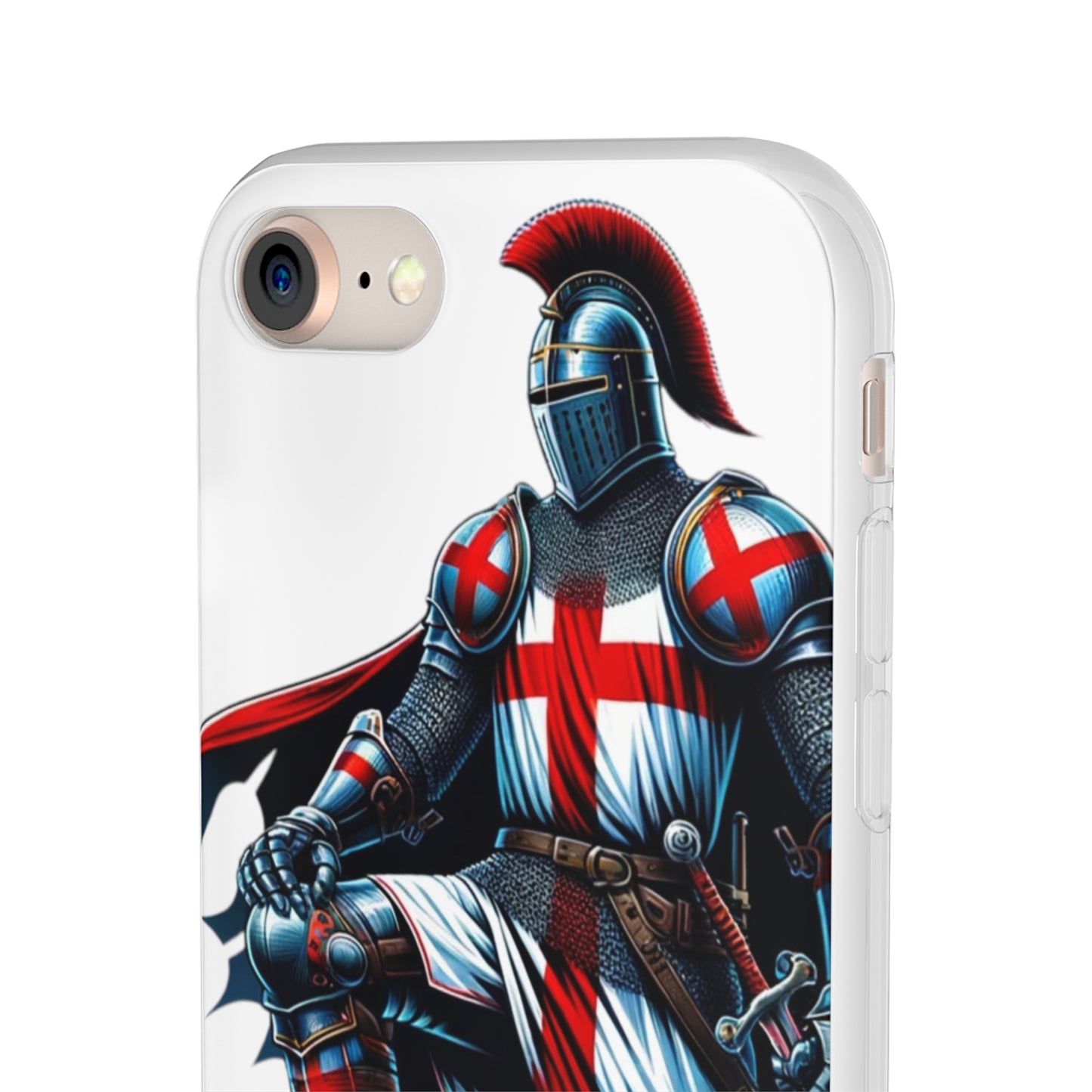 English Knight Flexi Case Semi-transparent