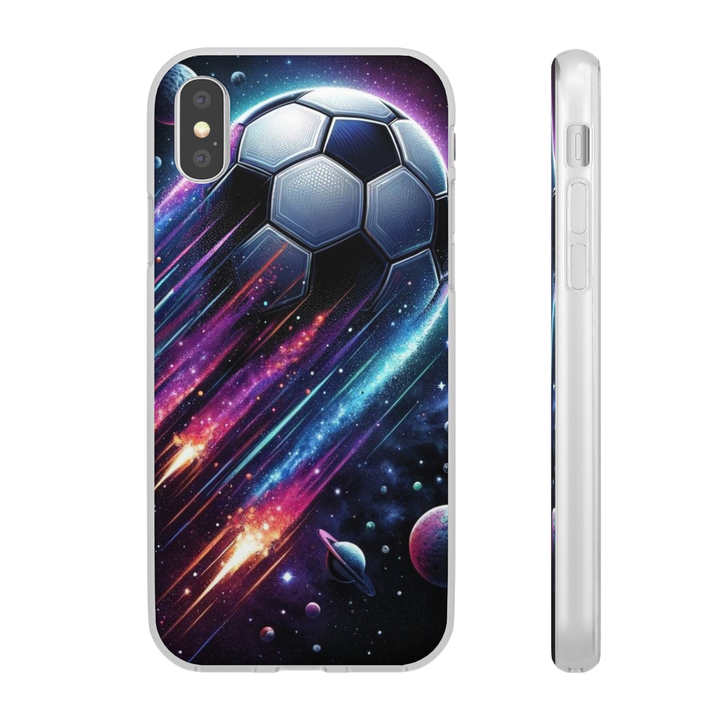 Football Magic Flexi Phone Case Semi-transparent