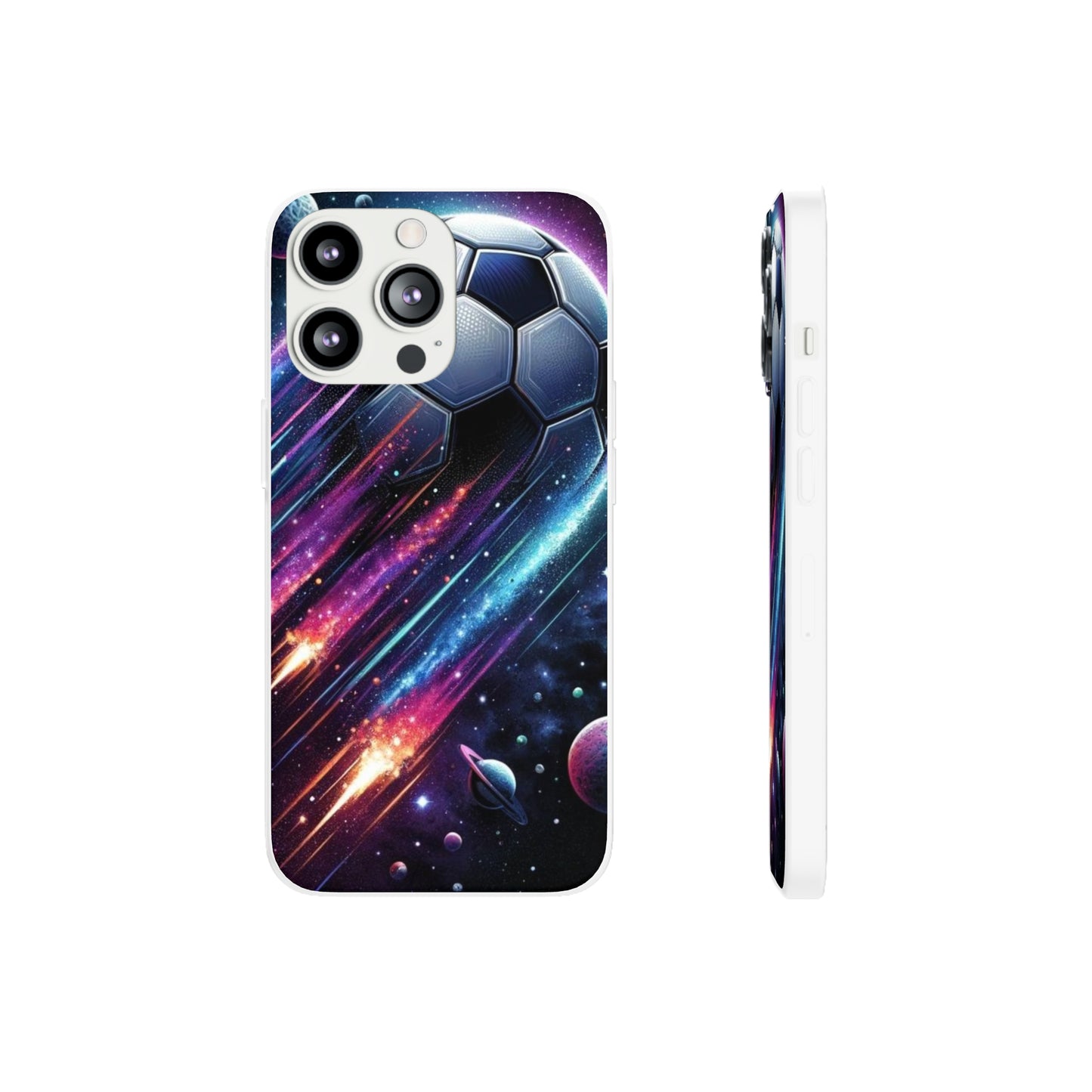 Football Magic Flexi Phone Case Semi-transparent