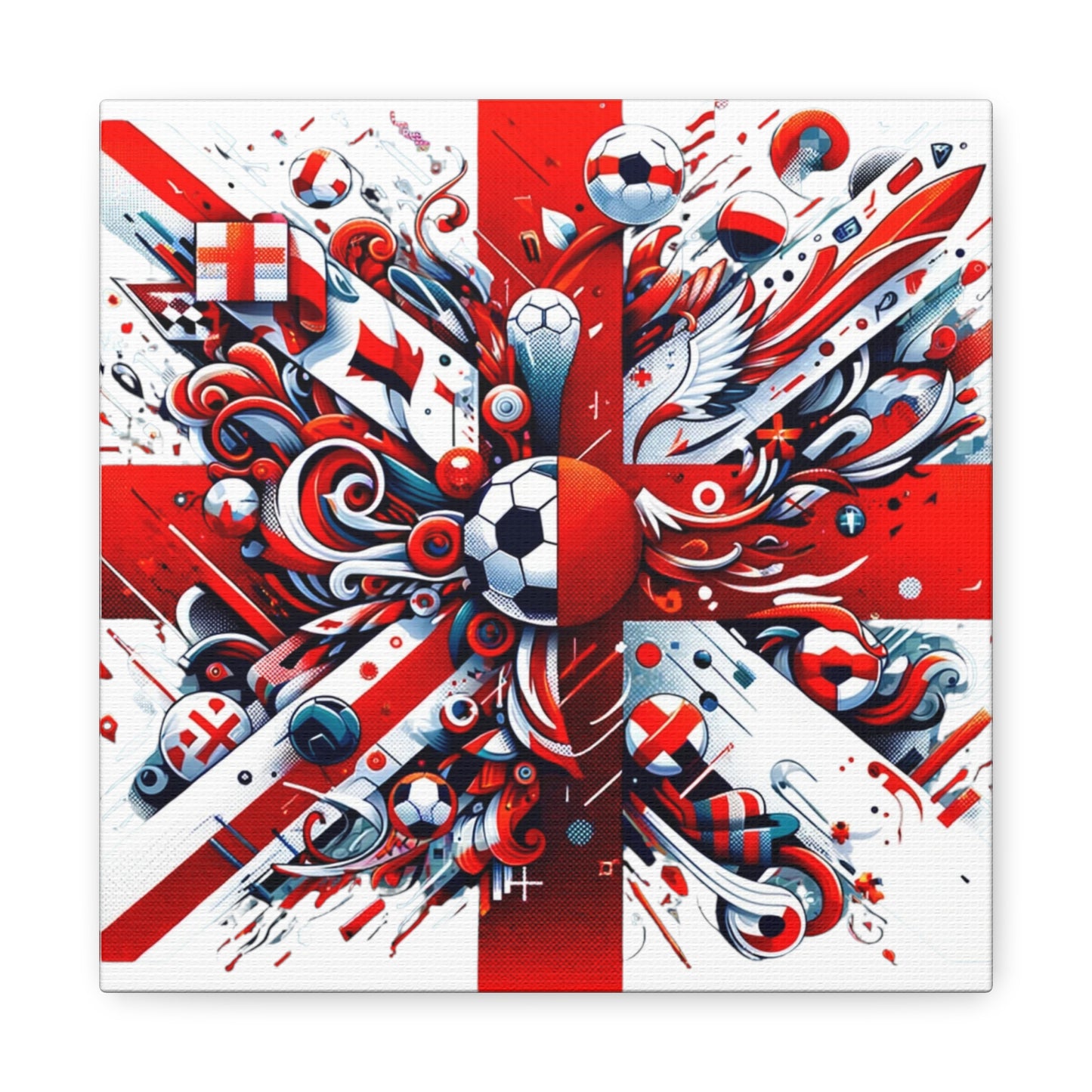 England Matte Canvas, Stretched, 1.25"