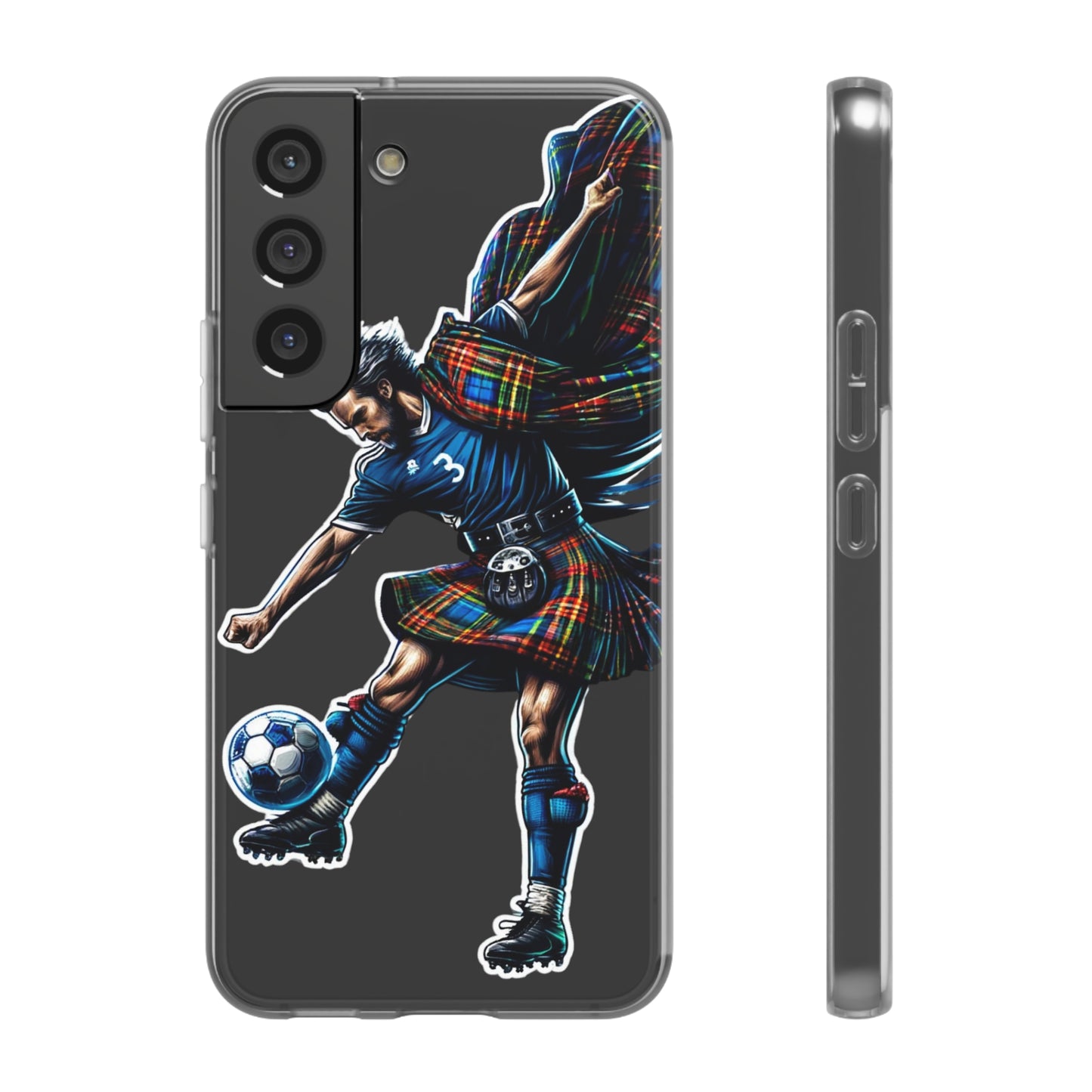 Scottish footballer Flexi Case Semi-transparent