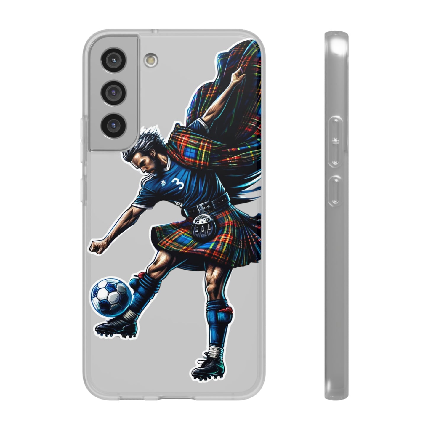 Scottish footballer Flexi Case Semi-transparent