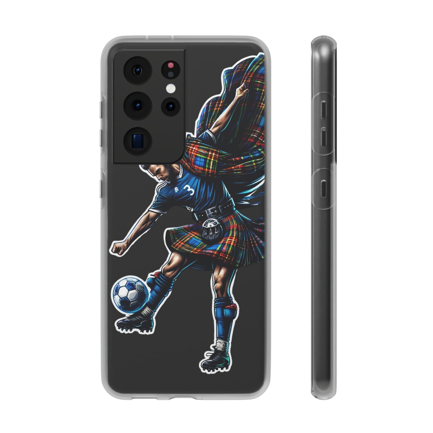 Scottish footballer Flexi Case Semi-transparent