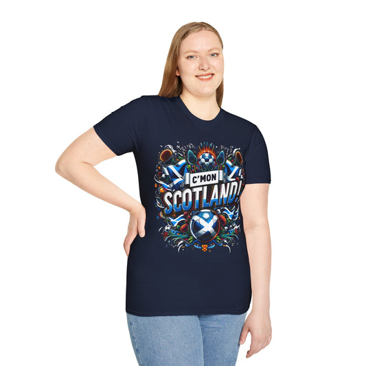 Come on Scotland Unisex Softstyle T-Shirt