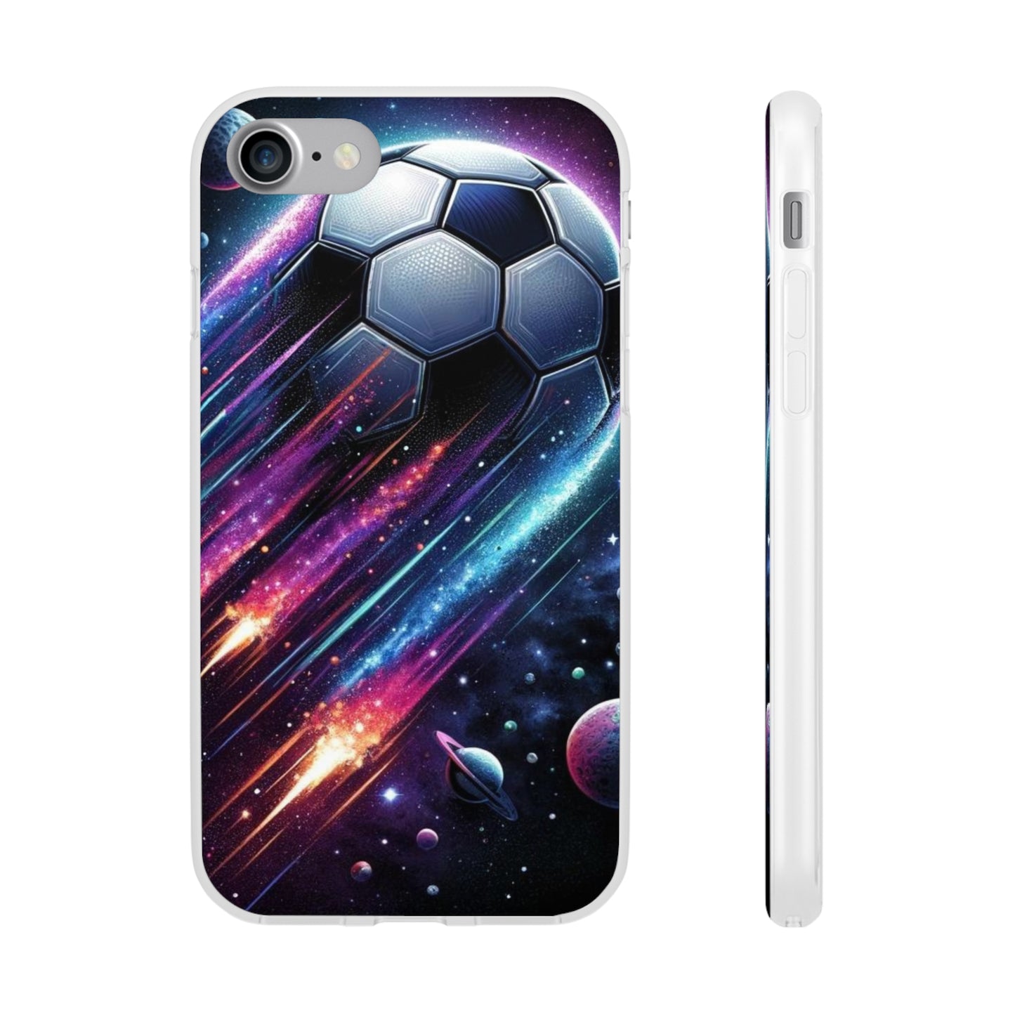 Football Magic Flexi Phone Case Semi-transparent