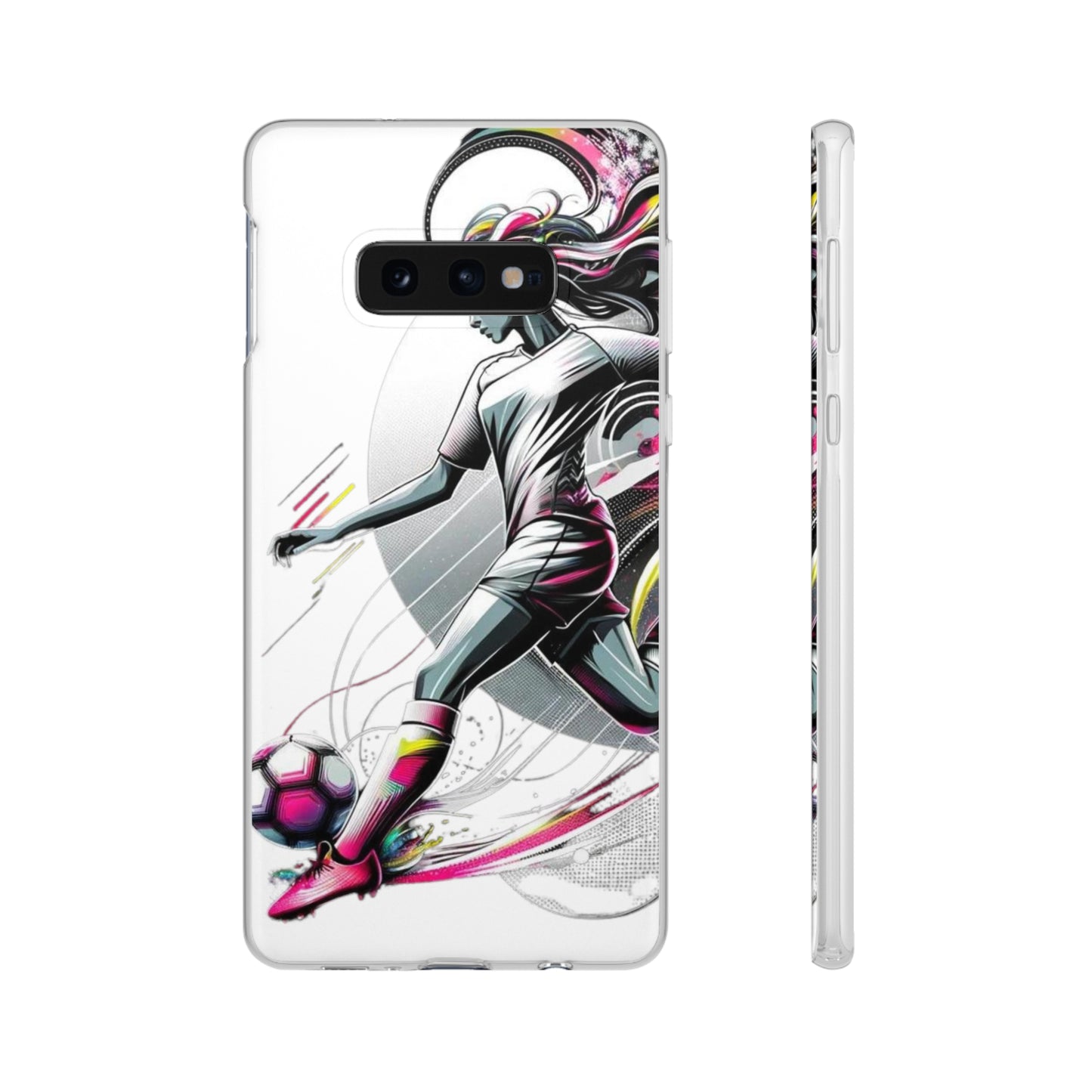 Football Magic Flexi Phone Case Semi-transparent