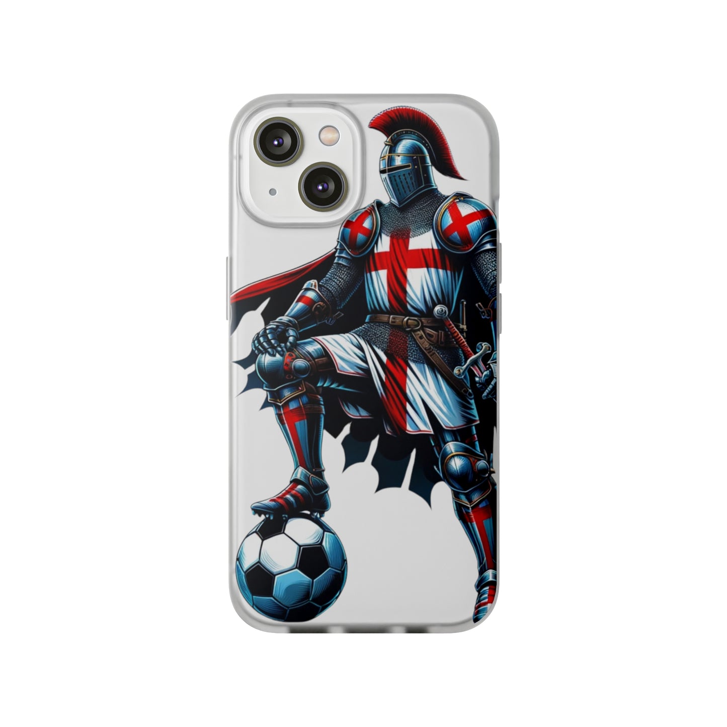 English Knight Flexi Case Semi-transparent