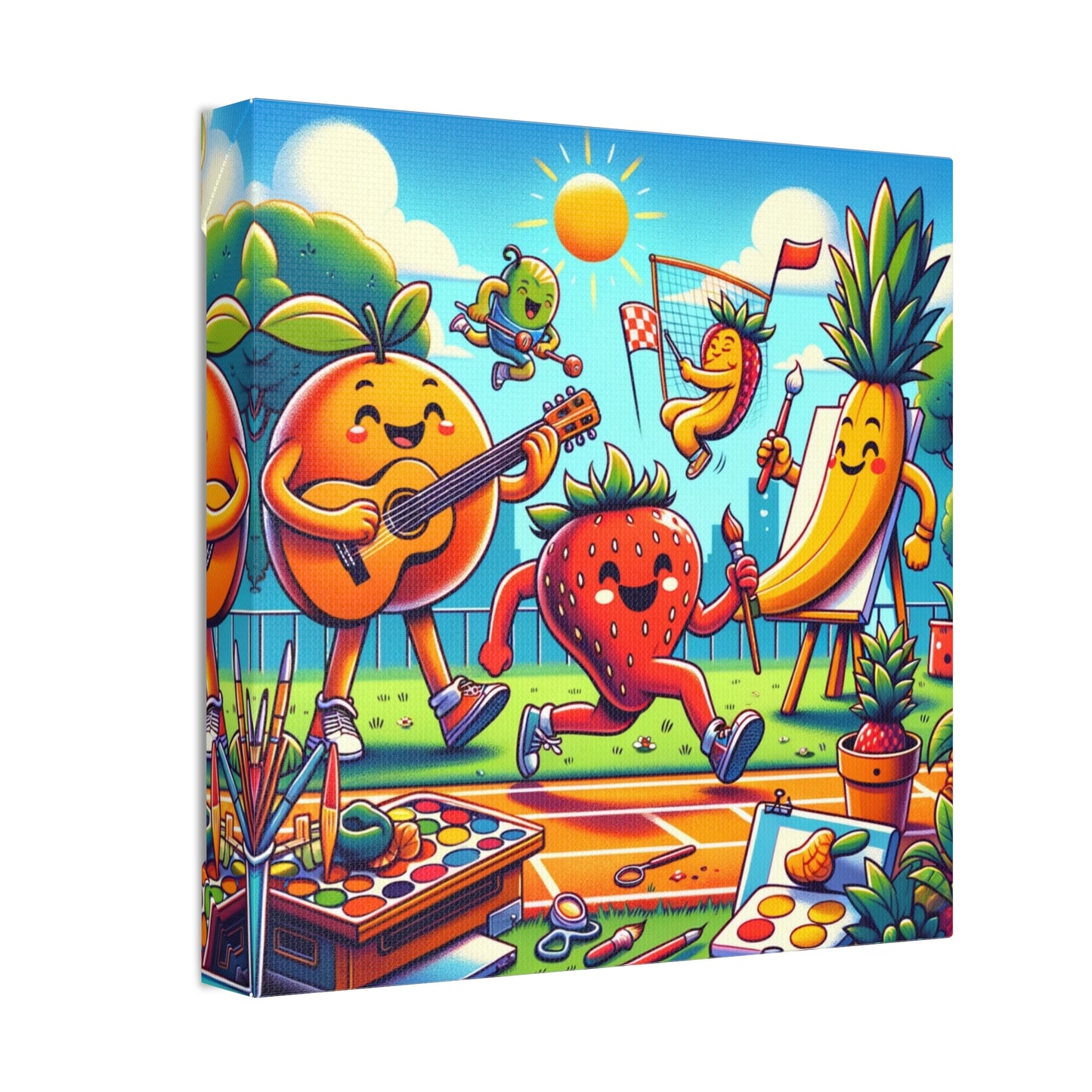 Fruit Fun Classic Stretched Canvas