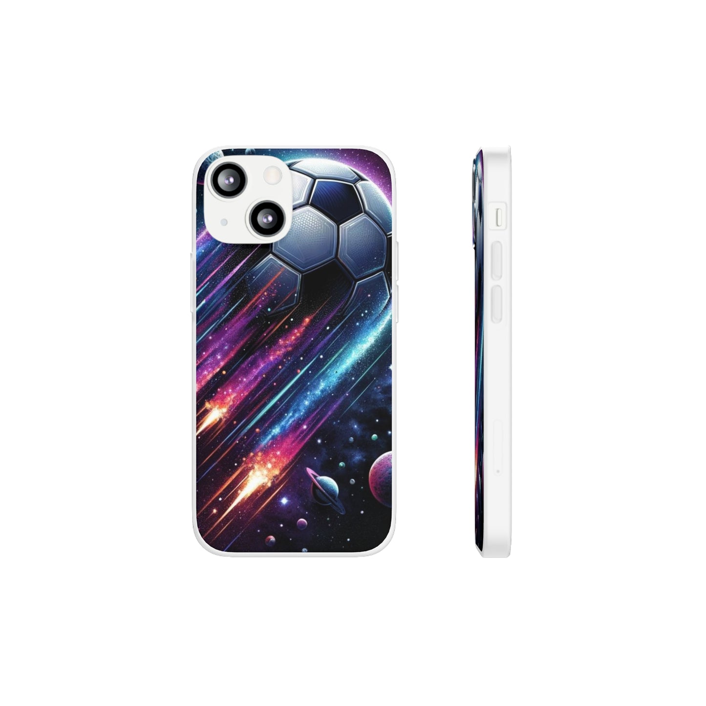 Football Magic Flexi Phone Case Semi-transparent