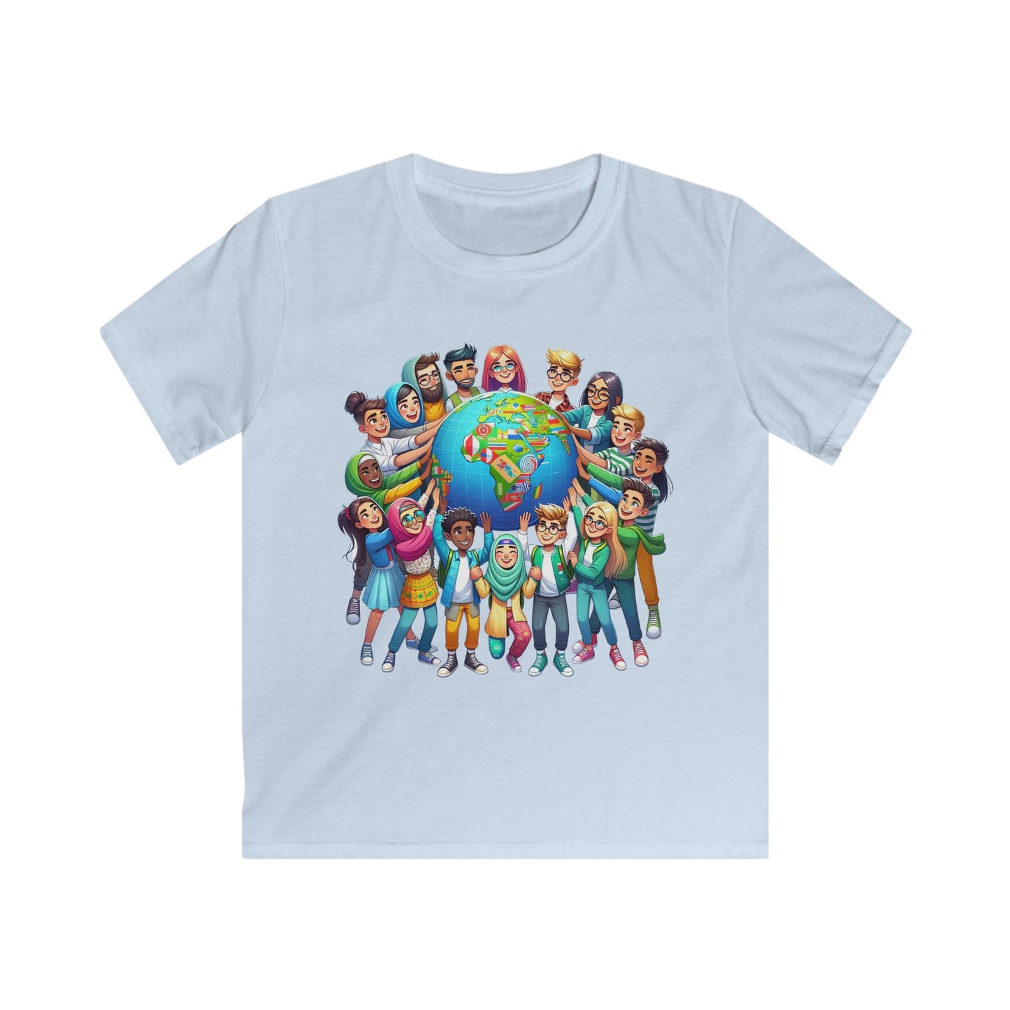 We are the future T-shirt Light Blue