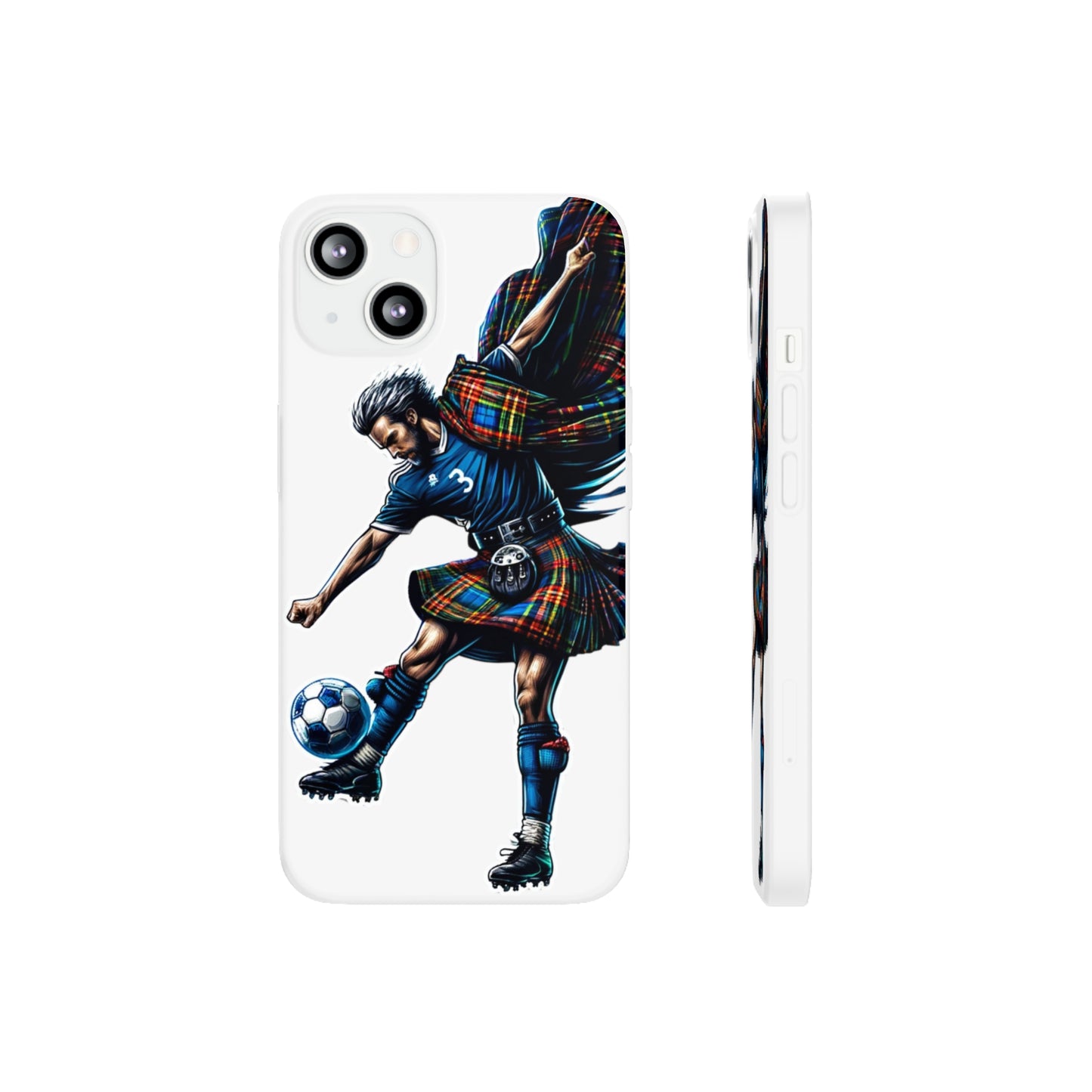 Scottish footballer Flexi Case Semi-transparent