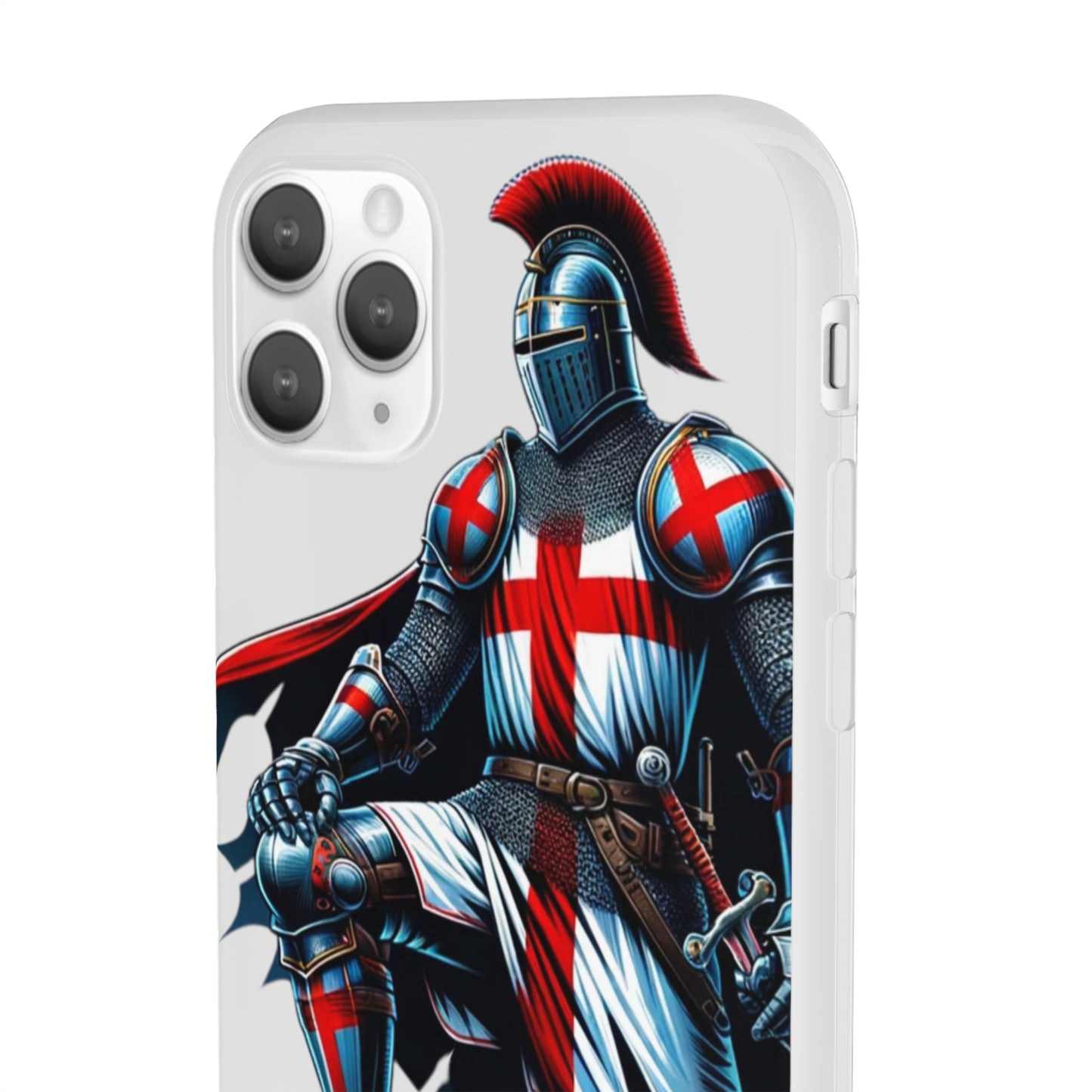 English Knight Flexi Case Semi-transparent