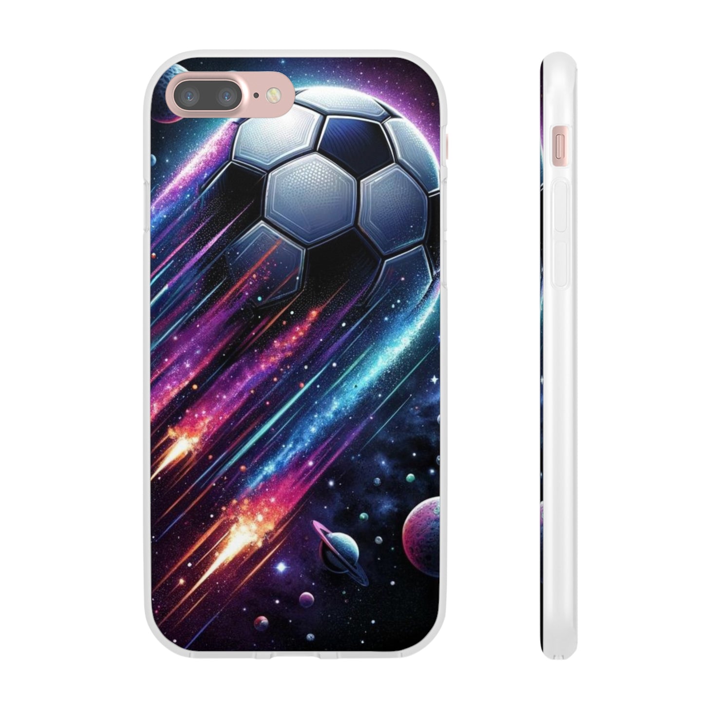 Football Magic Flexi Phone Case Semi-transparent