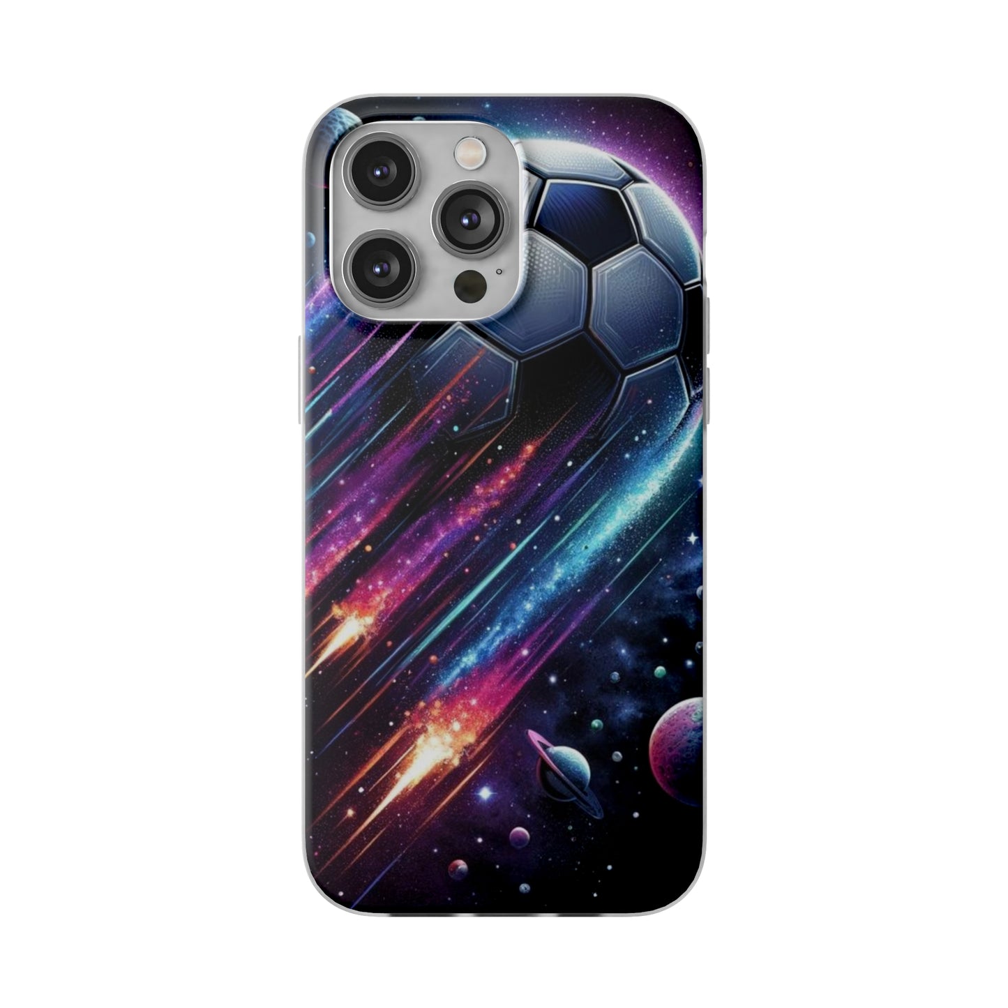 Football Magic Flexi Phone Case Semi-transparent