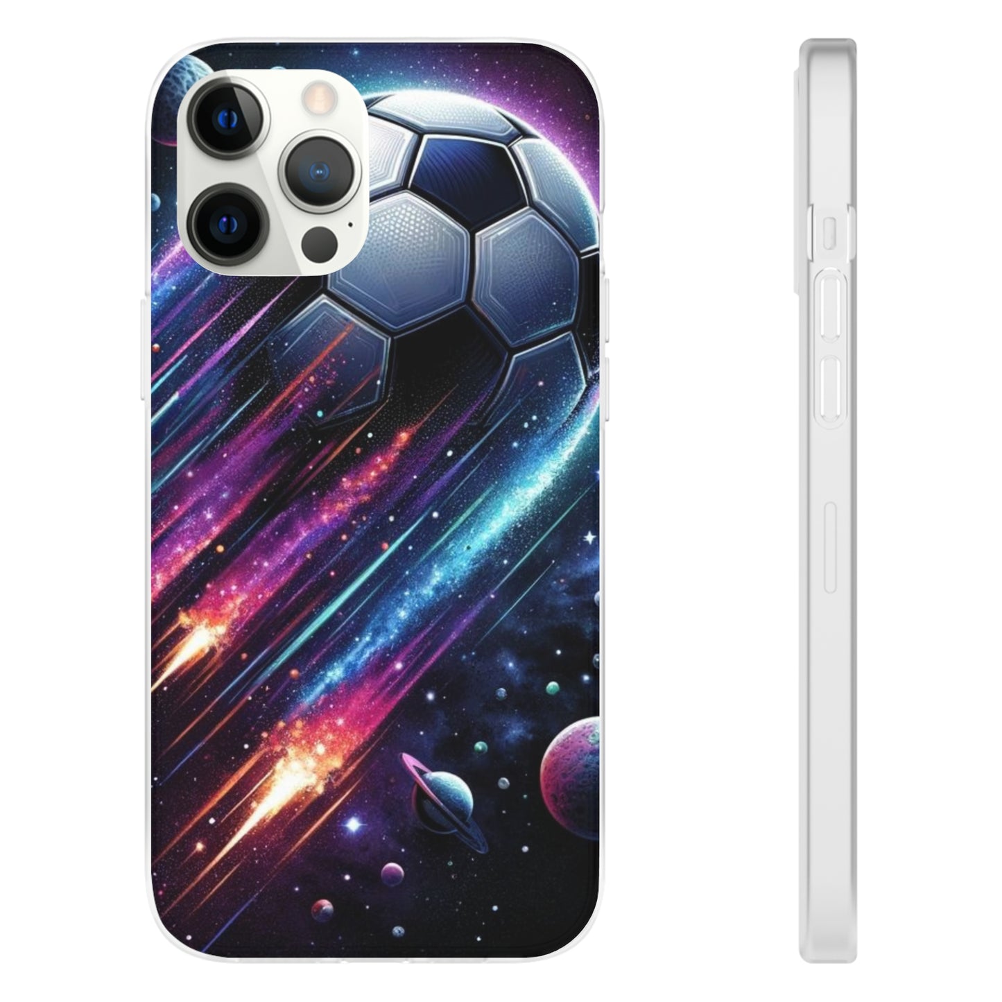 Football Magic Flexi Phone Case Semi-transparent