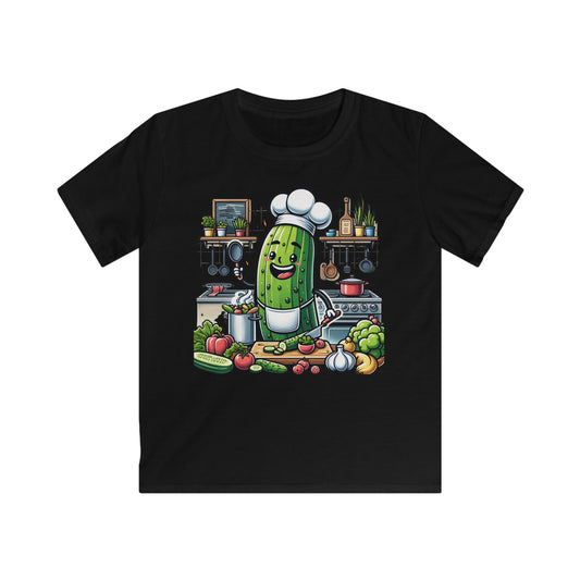 Cucumber Chef T-shirt Black