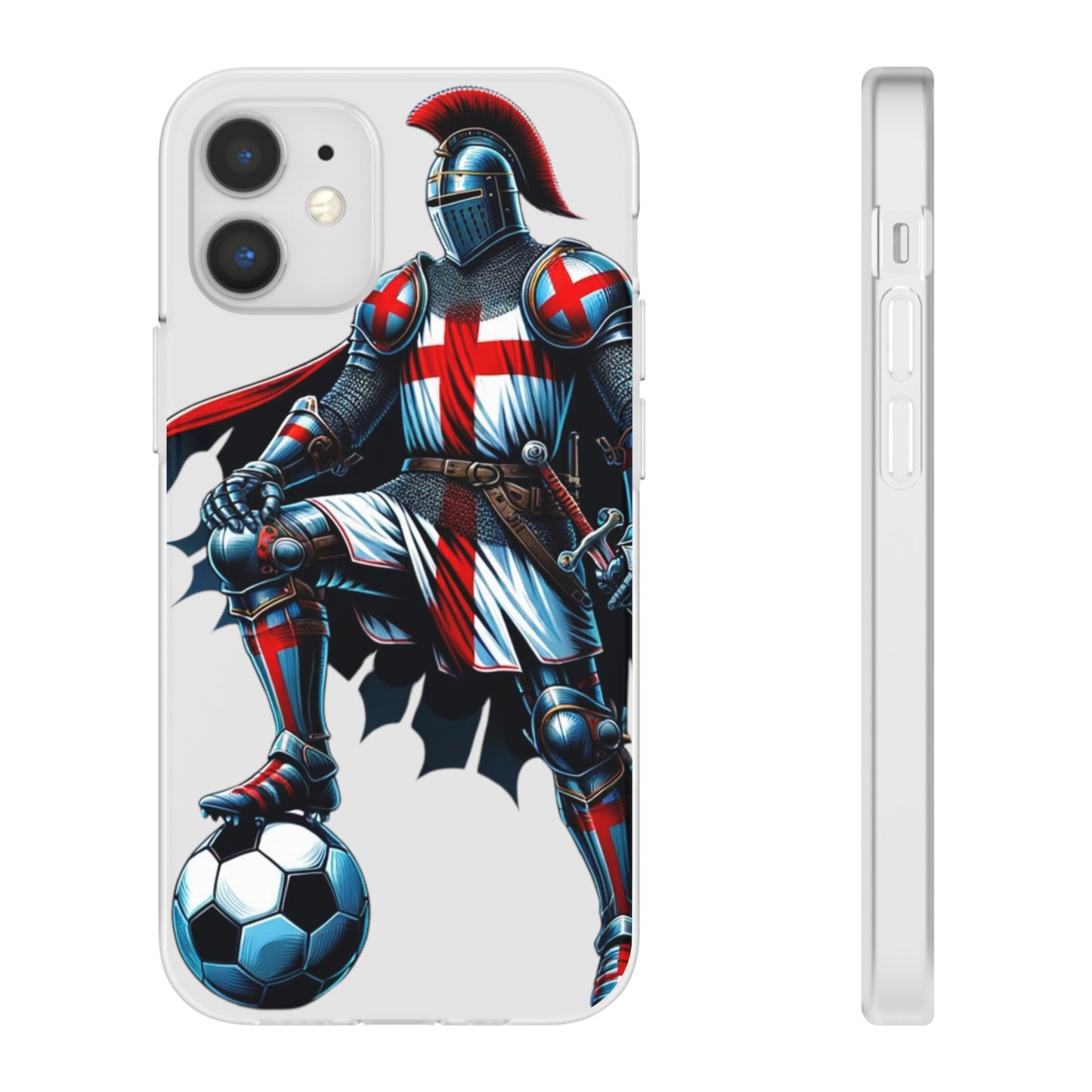 English Knight Flexi Case Semi-transparent