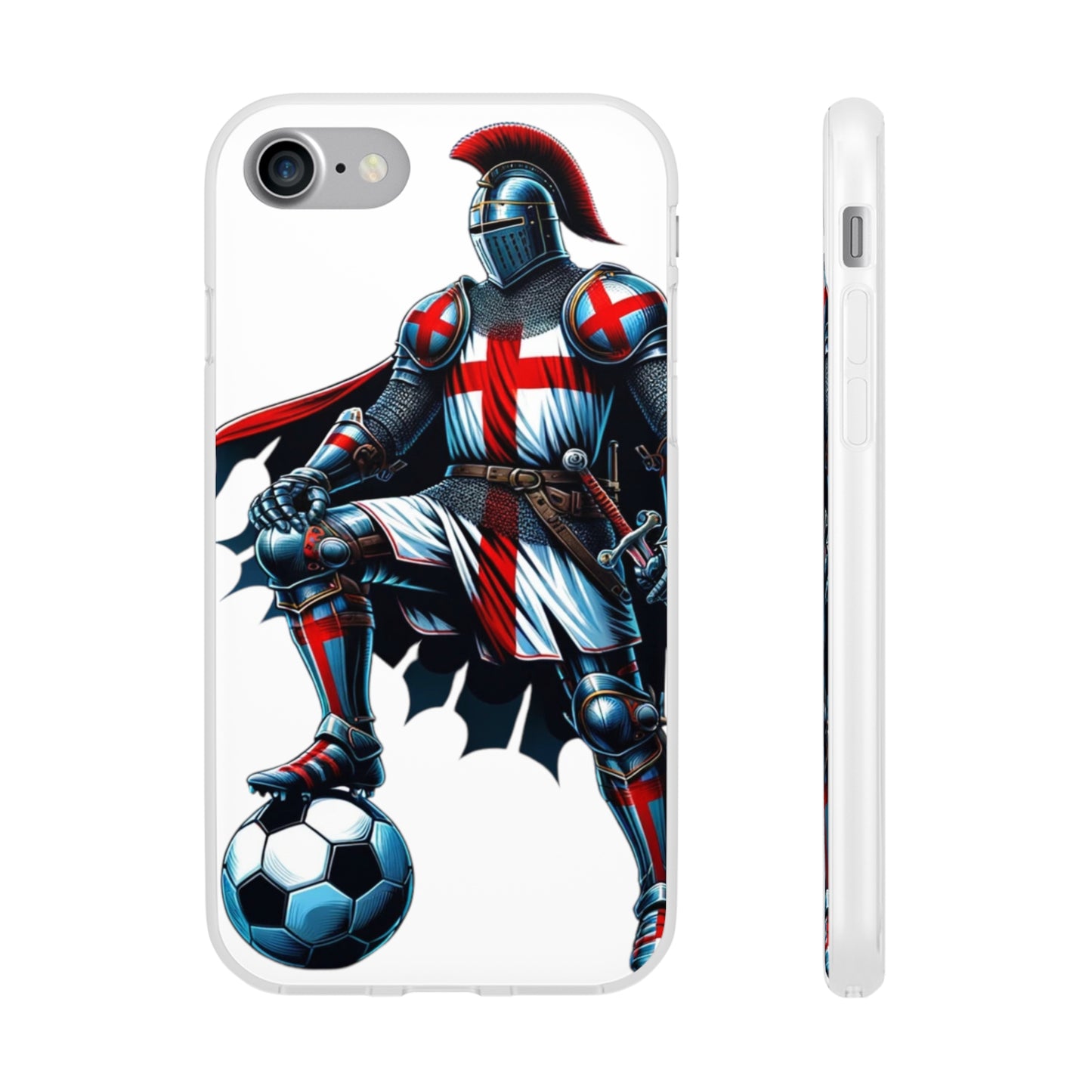 English Knight Flexi Case Semi-transparent