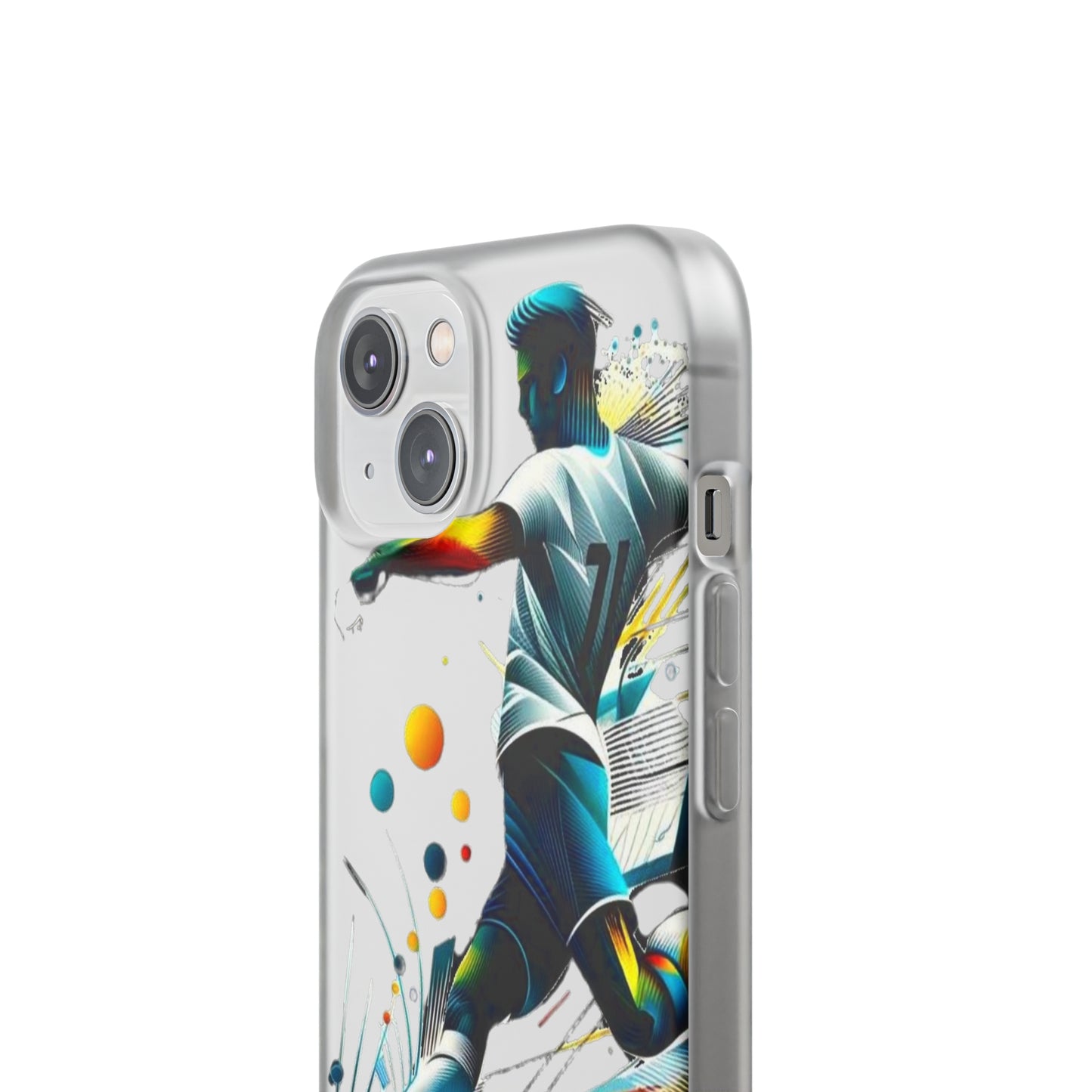 Football Magic Flexi Phone Case Semi-transparent