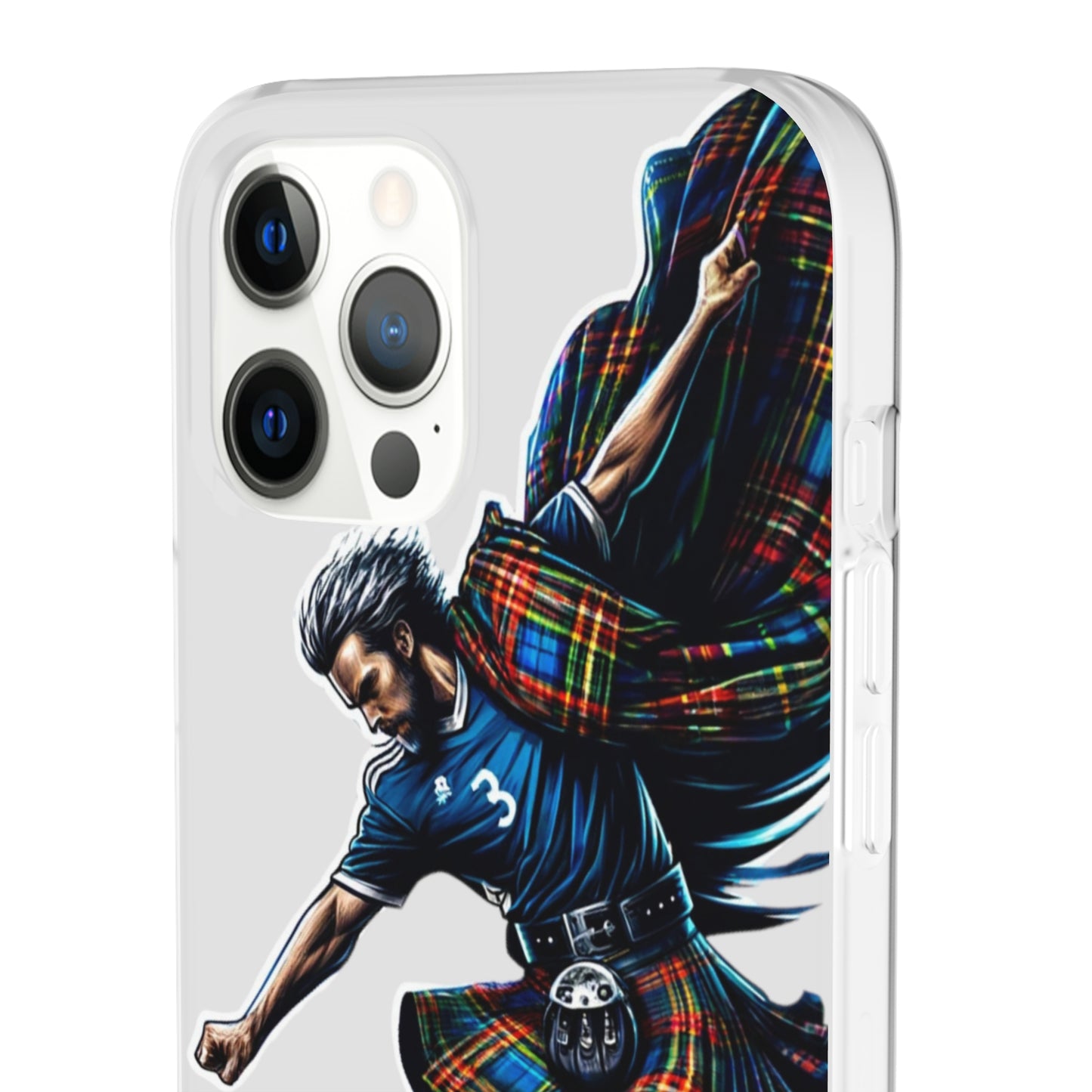 Scottish footballer Flexi Case Semi-transparent