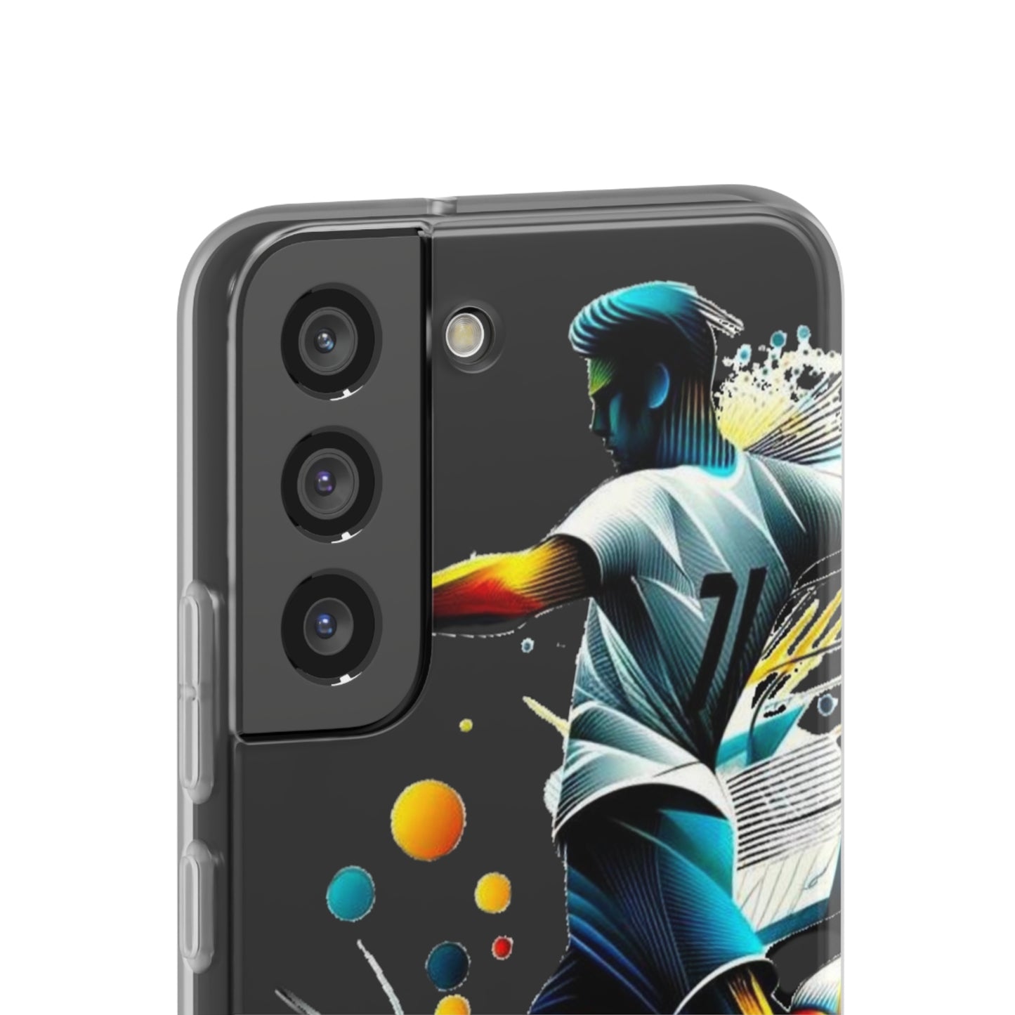 Football Magic Flexi Phone Case Semi-transparent