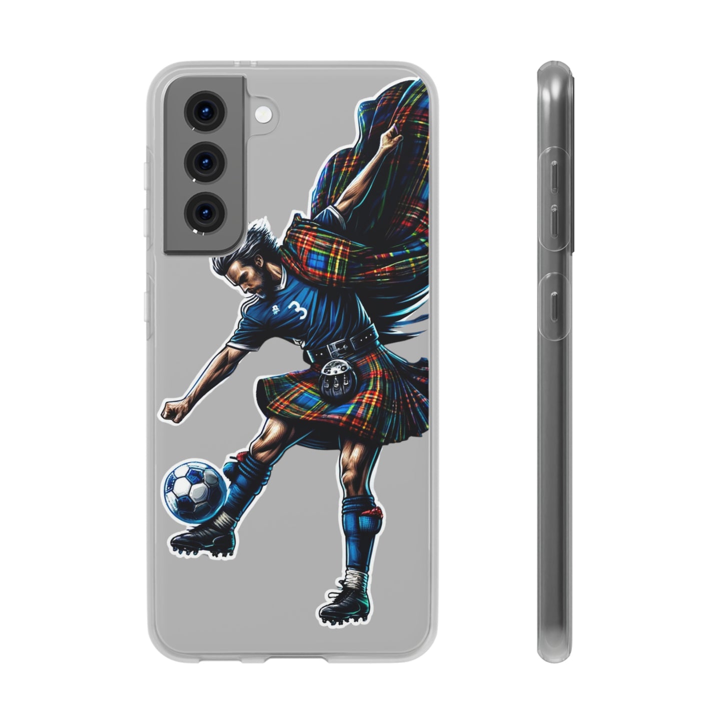 Scottish footballer Flexi Case Semi-transparent