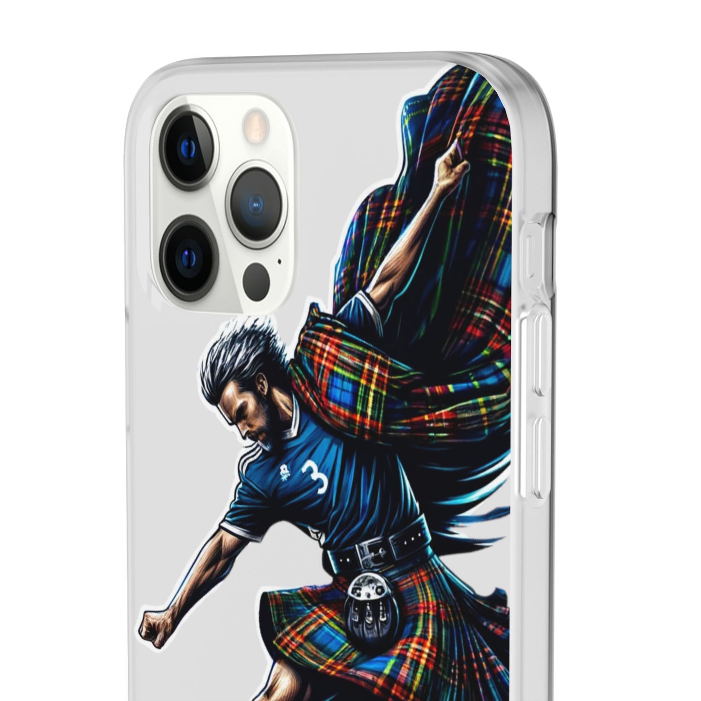 Scottish footballer Flexi Case Semi-transparent