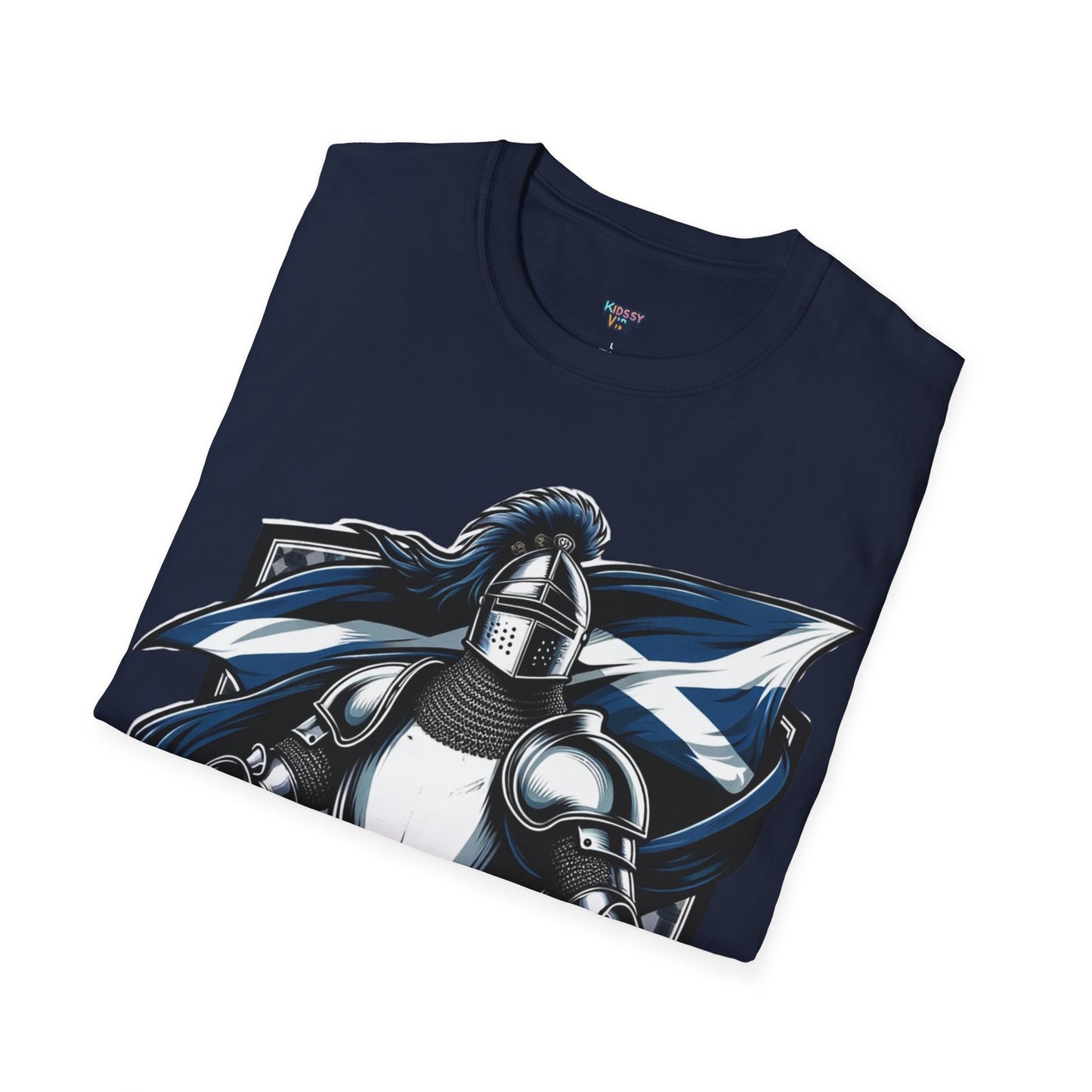 Scottish football Knight Unisex Softstyle T-Shirt