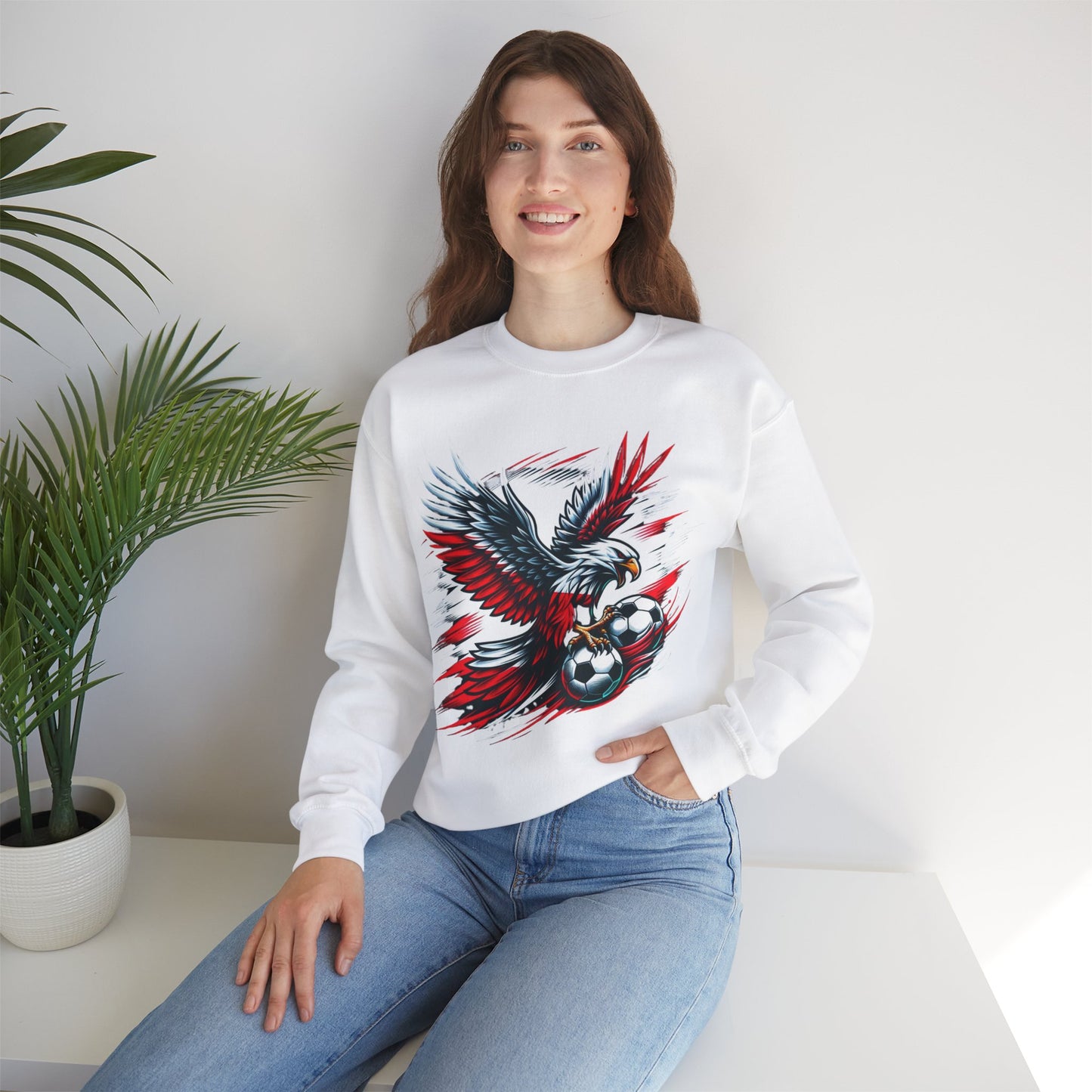 Polish Eagle Unisex Heavy Blend™ Crewneck Sweatshirt