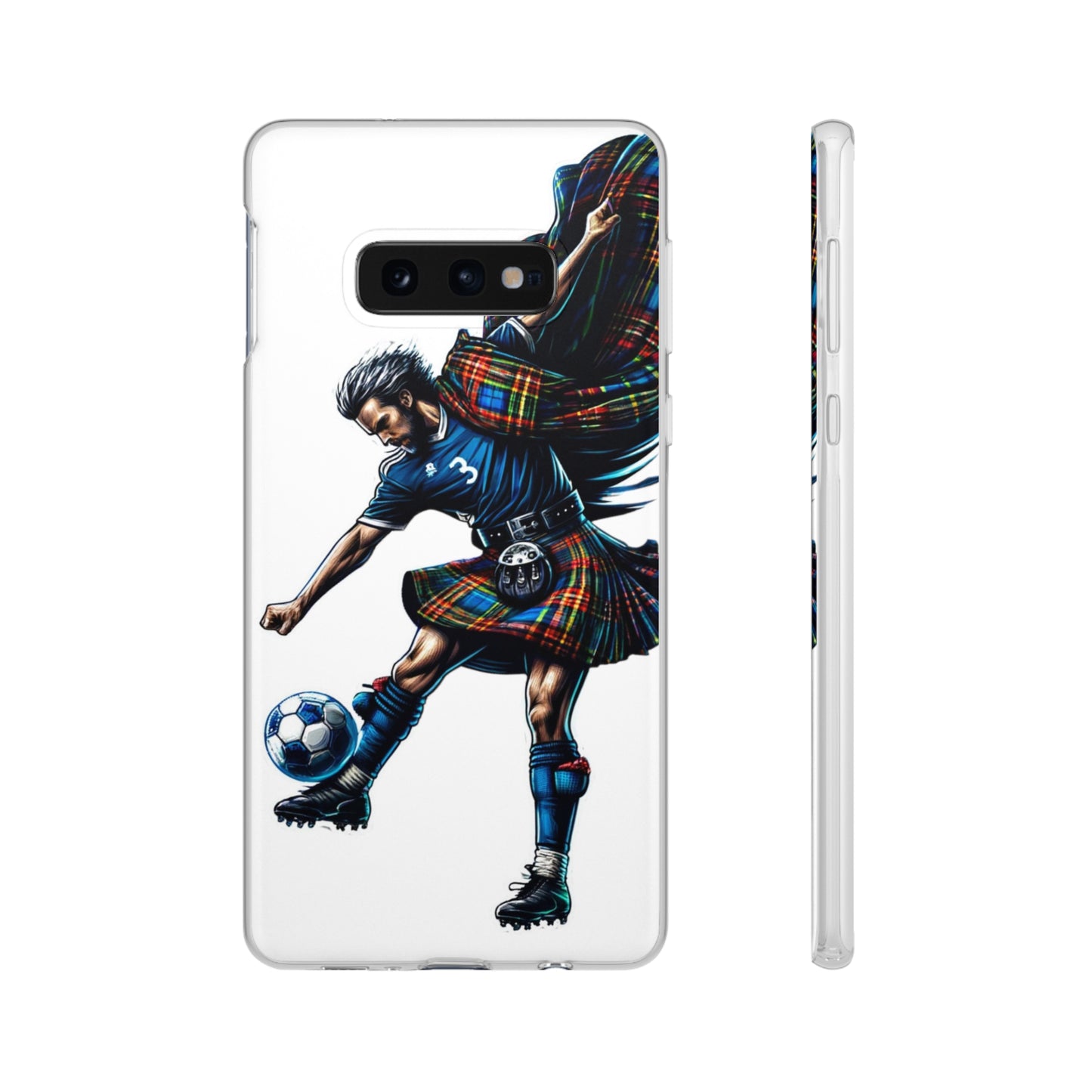 Scottish footballer Flexi Case Semi-transparent