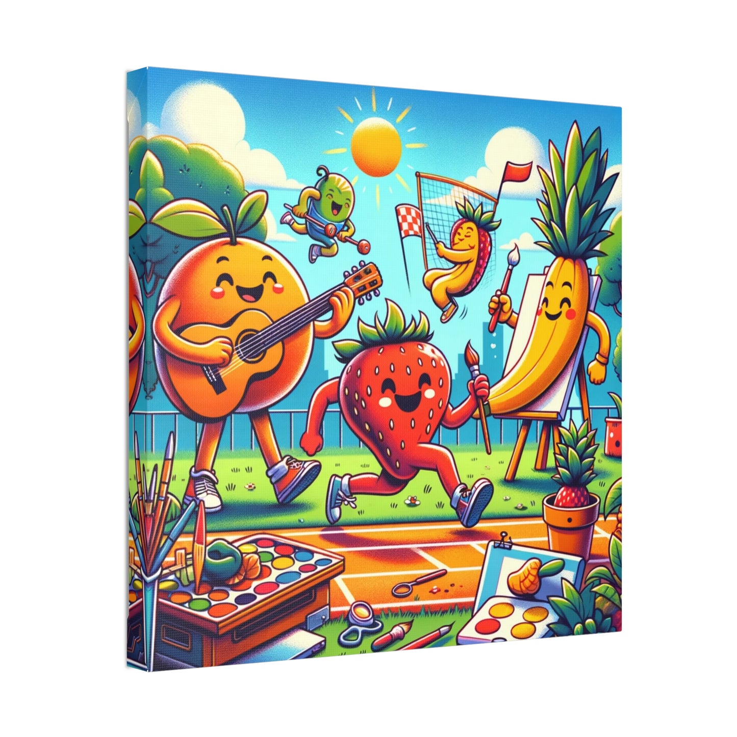 Fruit Fun Classic Stretched Canvas