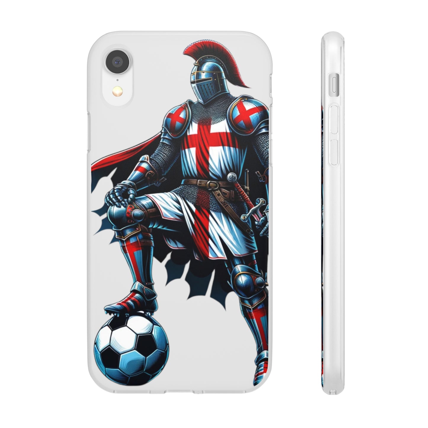 English Knight Flexi Case Semi-transparent