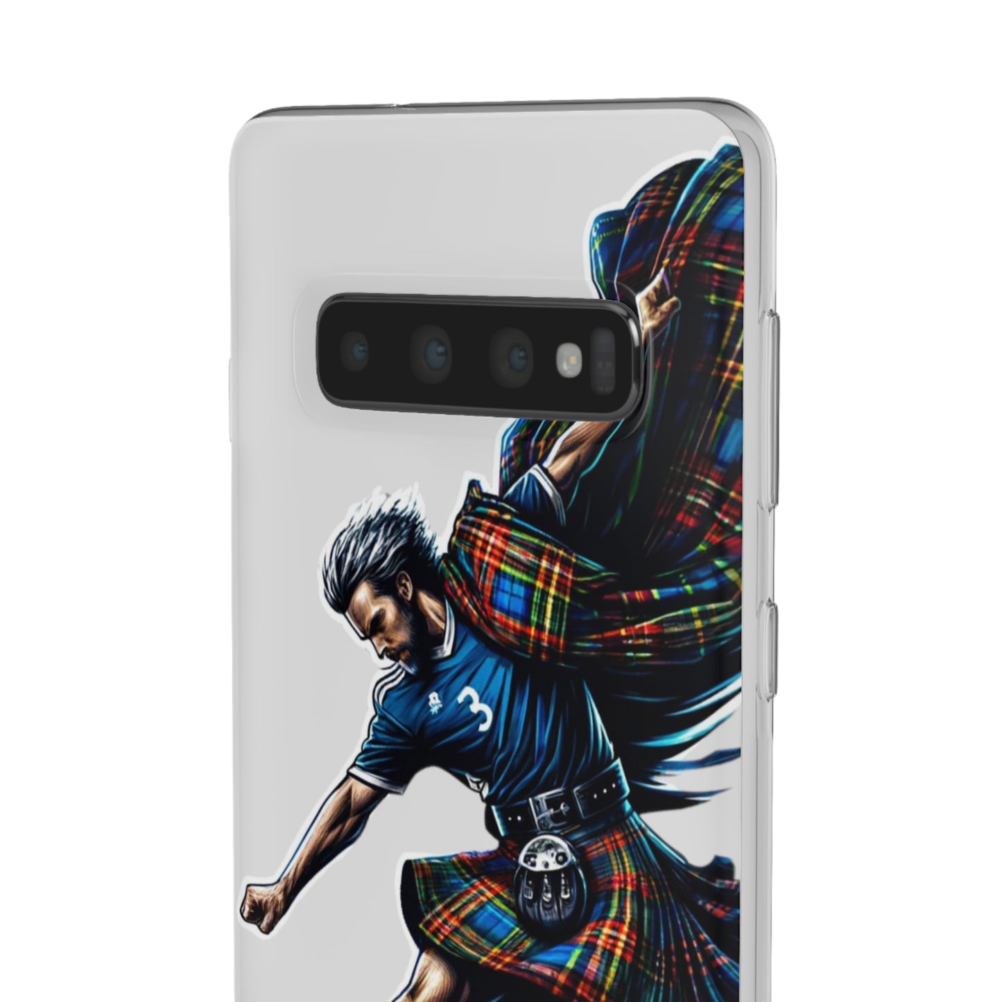 Scottish footballer Flexi Case Semi-transparent