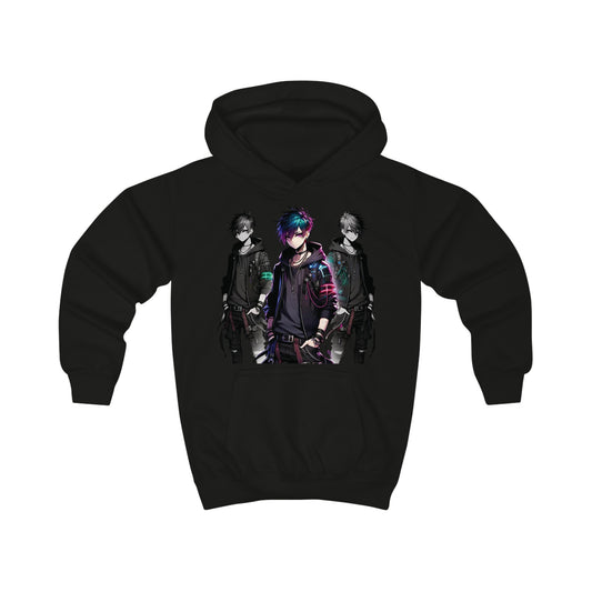 Tokyo Boy Anime Hoodie Jet Black