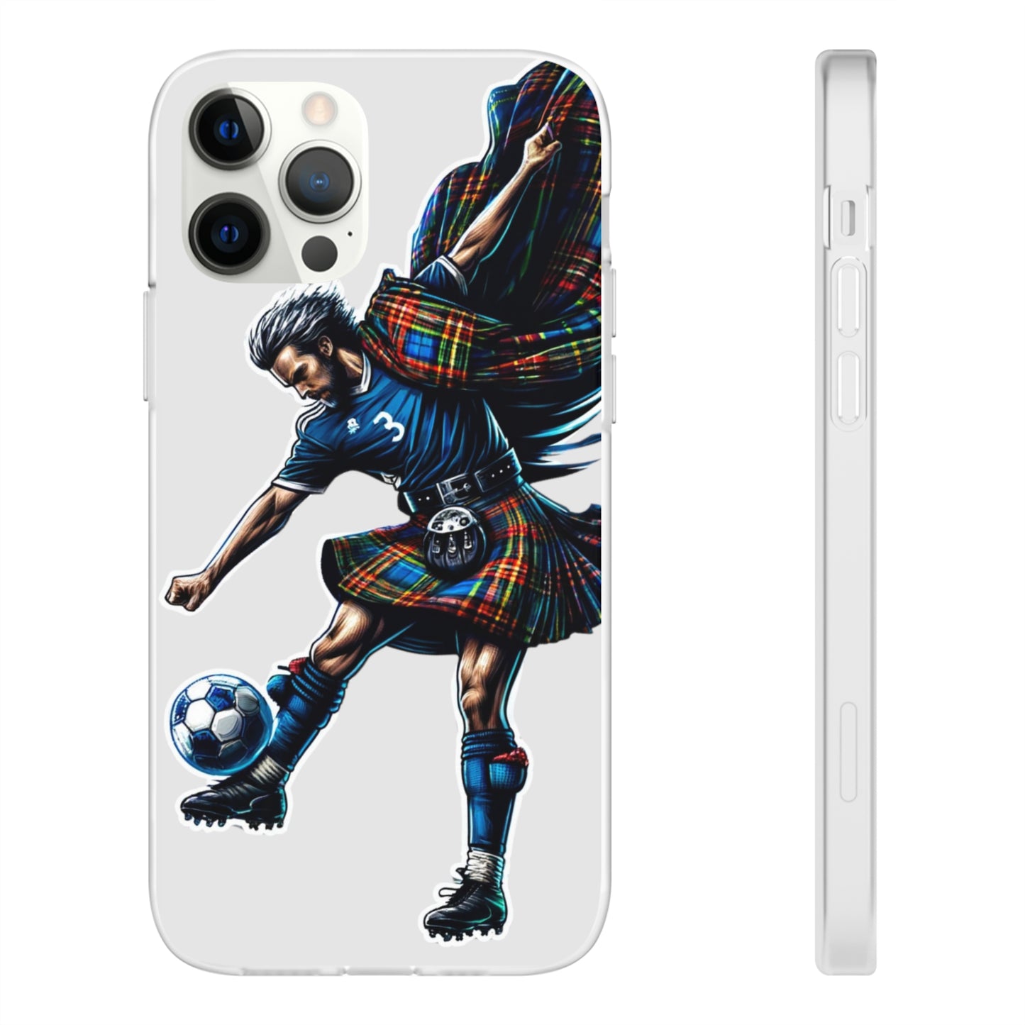 Scottish footballer Flexi Case Semi-transparent