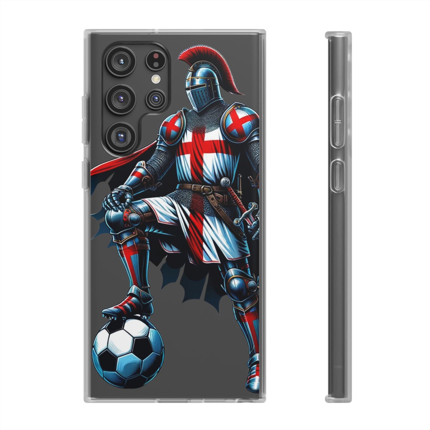 English Knight Flexi Case Semi-transparent