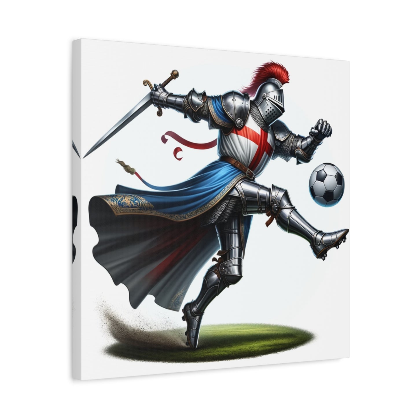 English Knight Matte Canvas, Stretched, 1.25"